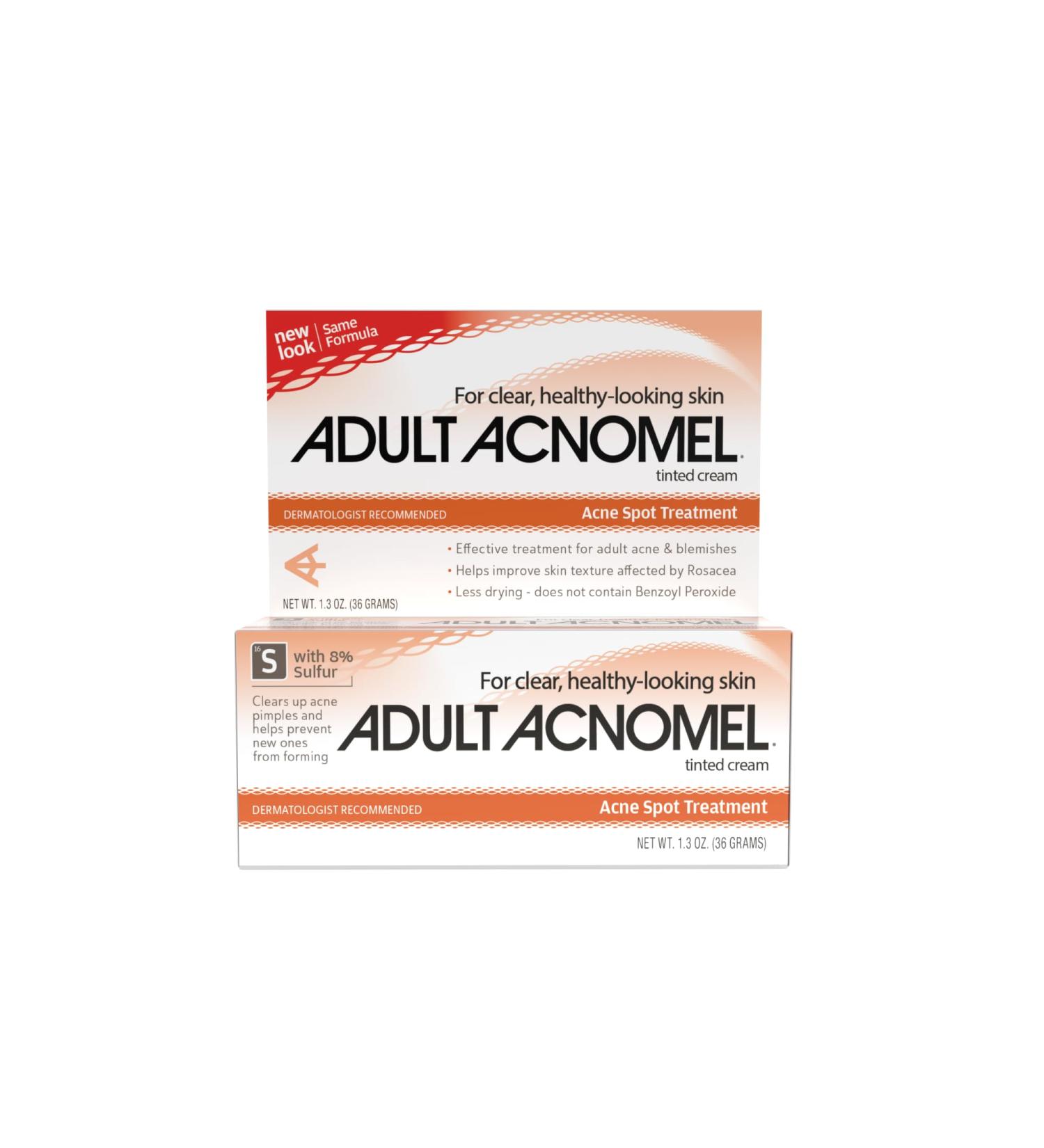 Adult Acnomel Acne Medication Cream 1.3oz - Fast-Acting Acne Treatment for Clear Skin - Buy Online on SooperMarket.com