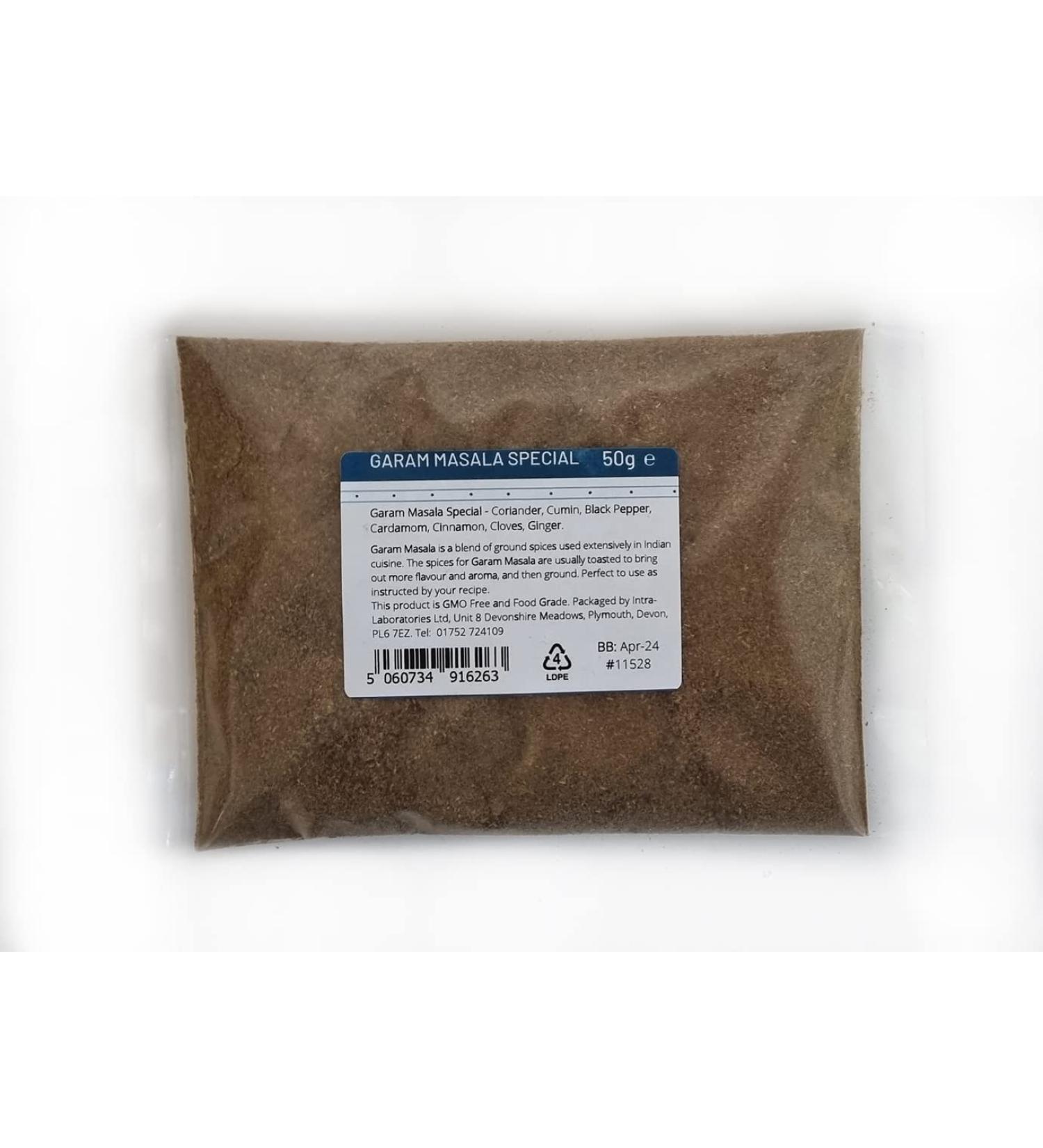 Entirely Ingredients Garam Masala Special Fine Powder 50g Mixed Spices - Selected for Premium Quality - Buy Online on SooperMarket.com