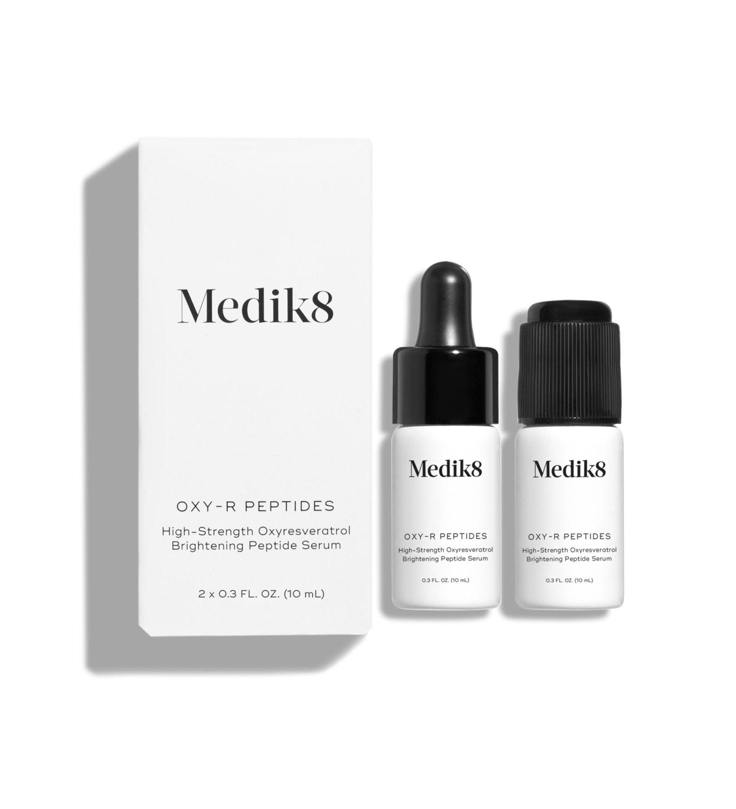 Medik8 Oxy-R Peptides Serum - Best Dark Spot Corrector with Twin Peptides for Even Skin Tone - Brightening Serum for Sensitive Skin - 0.3 oz - Buy Online on SooperMarket.com