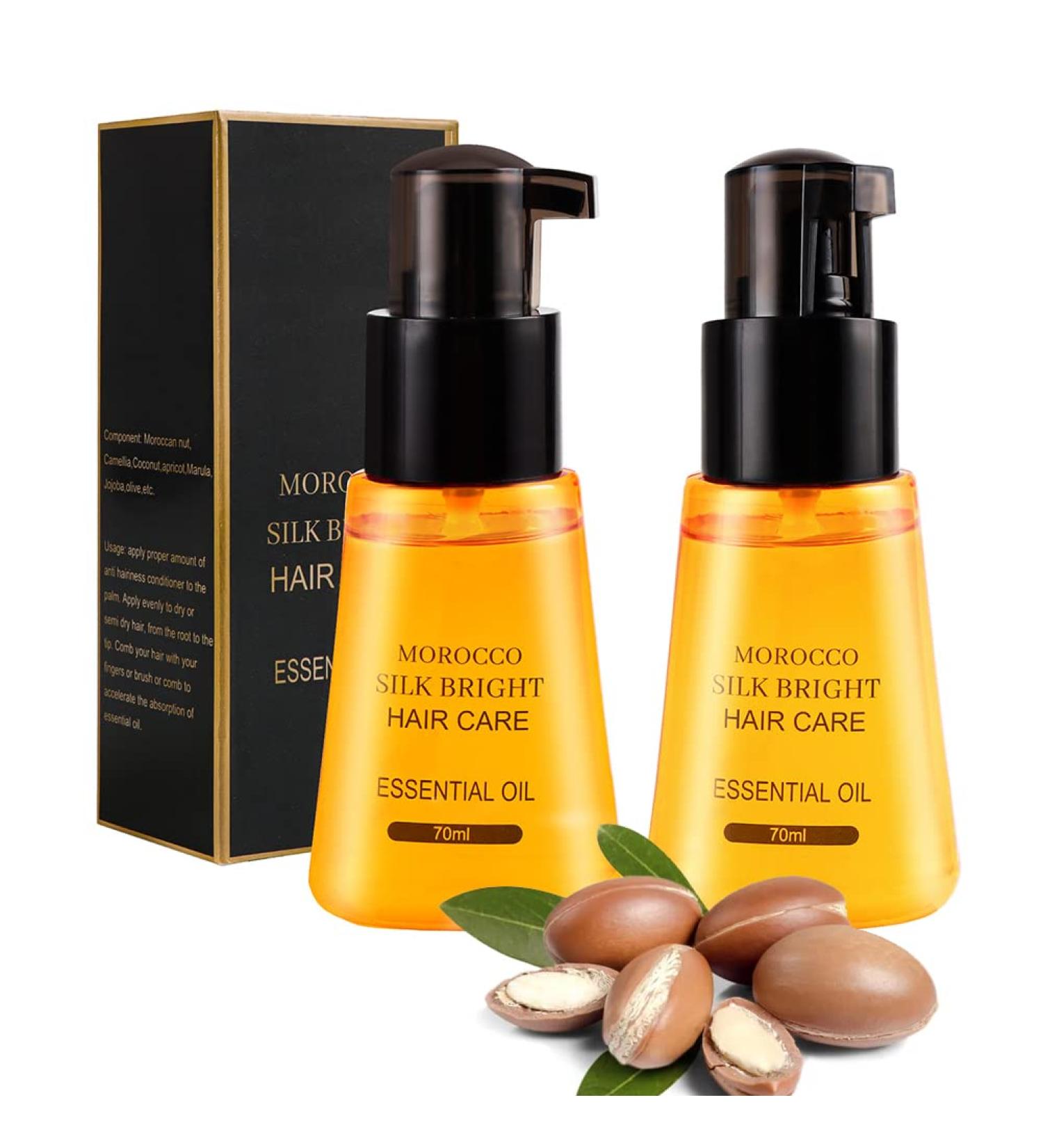 Shine Studio Anti Frizz Hair Serum - Morocco Silk Bright Hair Care (2pcs) - Buy Online on SooperMarket.com