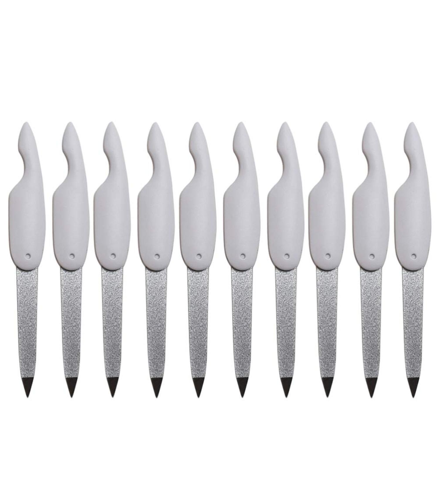 Beaupretty 10pcs Folding Double Side Nail Files and Buffers - Pocket Size Manicure Pedicure Tool - Buy Online on SooperMarket.com