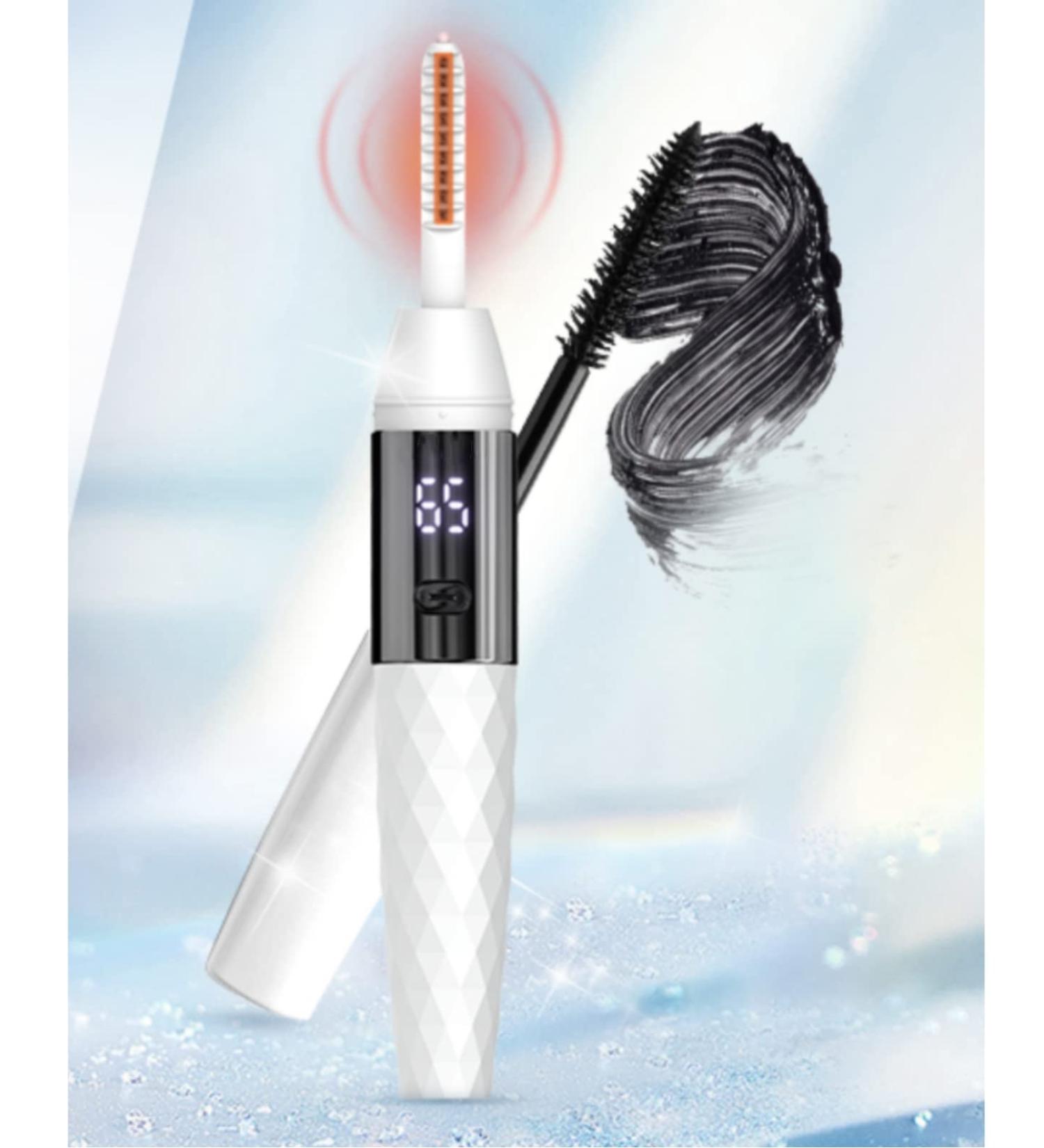 USB Rechargeable Heated Eyelash Curler with Comb | Electric Eye Lash Curler - White - Buy Online on SooperMarket.com