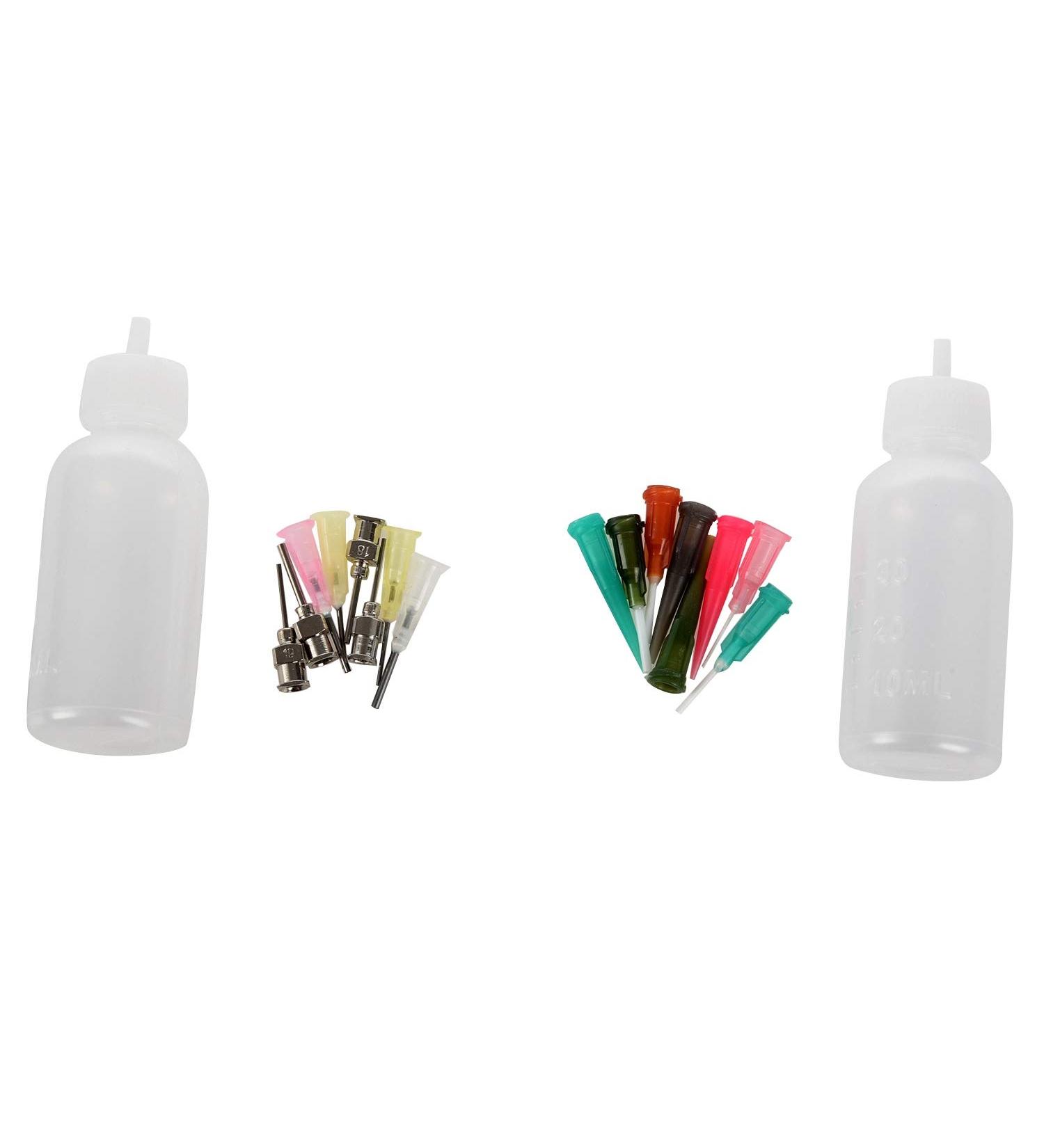 YHJIC 16pc Henna Kit: Applicator Nozzles, Bottles & Paste for Tattoo Body Art - Buy Online on SooperMarket.com