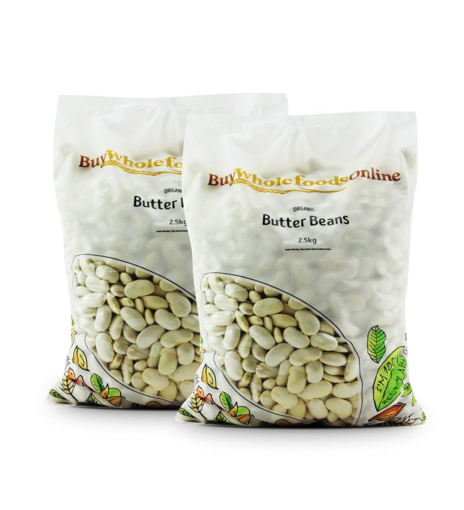 Organic Butter Beans 5kg (BWFO)