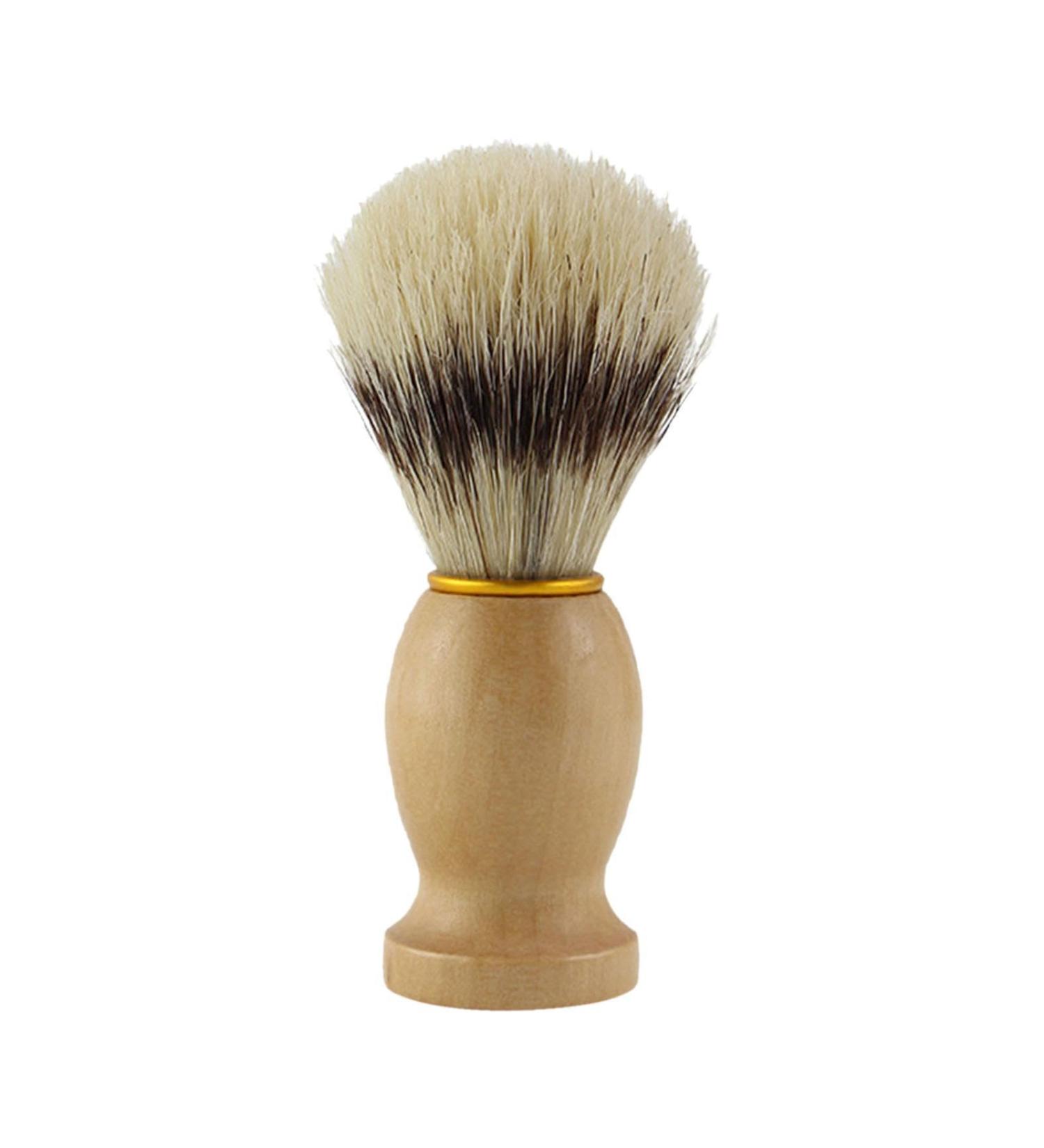 Colcolo Professional Shaving Brush for Men - Wooden Handle Quick Foaming Beard & Hairdressing Salon Brush Portable & Durable - Buy Online on SooperMarket.com