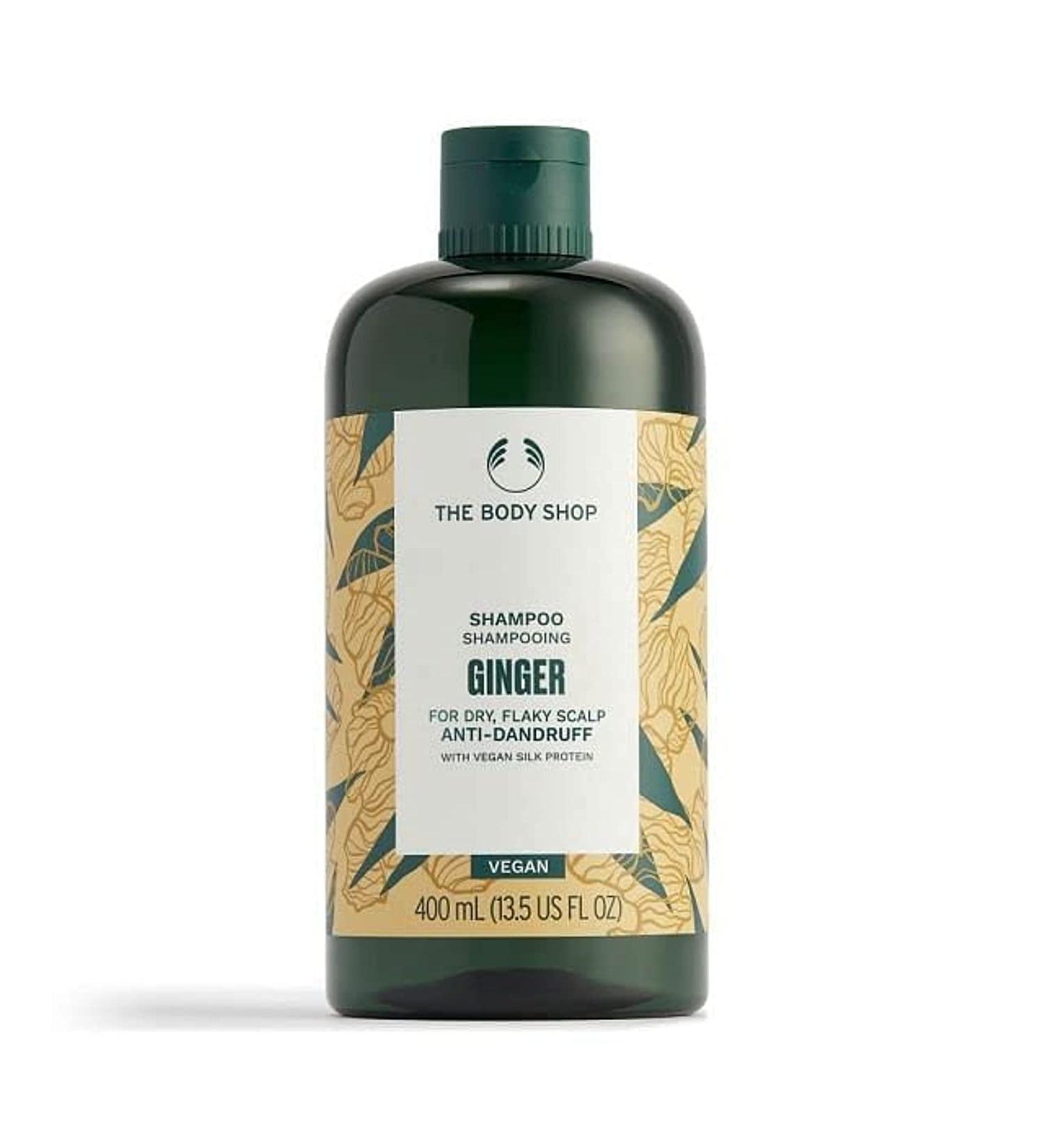 The Body Shop Ginger Anti Dandruff Shampoo Green Honey 400ml - Pack of 1 - Buy Online on SooperMarket.com