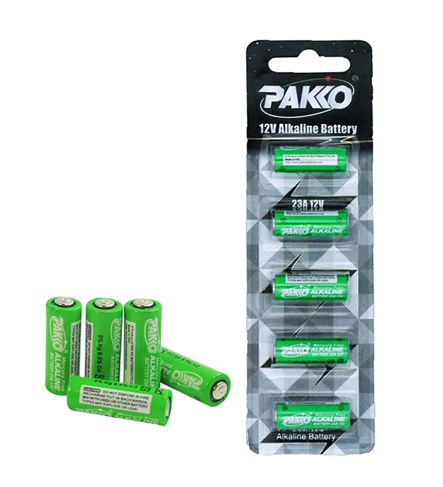 Buy Kitstar PAKKO 23A 12V Alkaline Battery for Doorbell & Anti-Theft Devices | 5 Count - International Shipping Available - Buy Online on SooperMarket.com