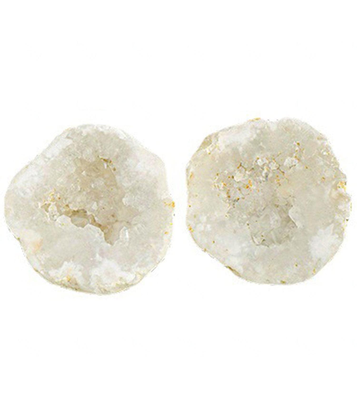 Pair of Agate Geode Natural Reiki Rock Used for Clarity and Purpose Crystal Cluster Gemstone Specimen for Ornaments D cor Artwork Gifts 100-200g Gift (Size : 200-260g) - Buy Online on SooperMarket.com