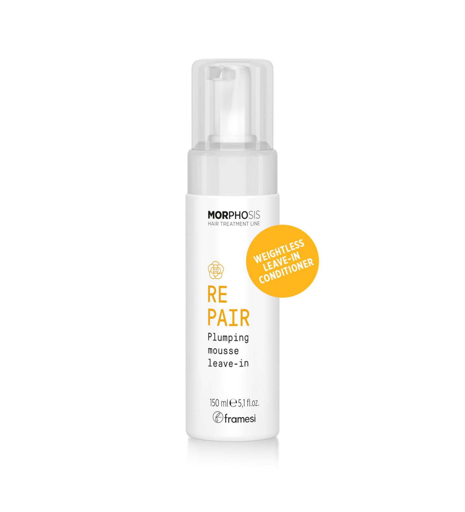 Buy FRAMESI Morphosis Repair Plumping Hair Mousse | Weightless Leave-In Conditioner - International Shipping Available - Buy Online on SooperMarket.com