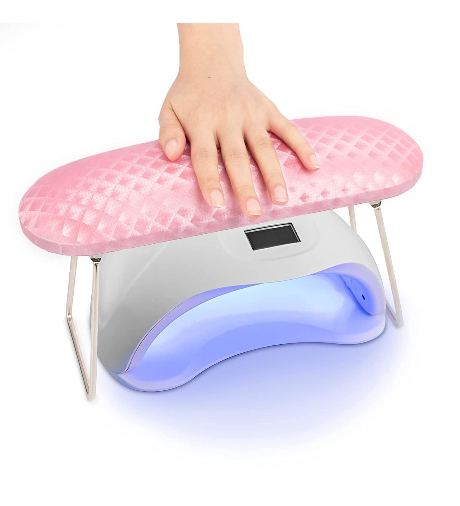 AORAEM Nail Arm Rest - Microfiber Leather Manicure Hand Pillow (Pink) - Buy Online on SooperMarket.com