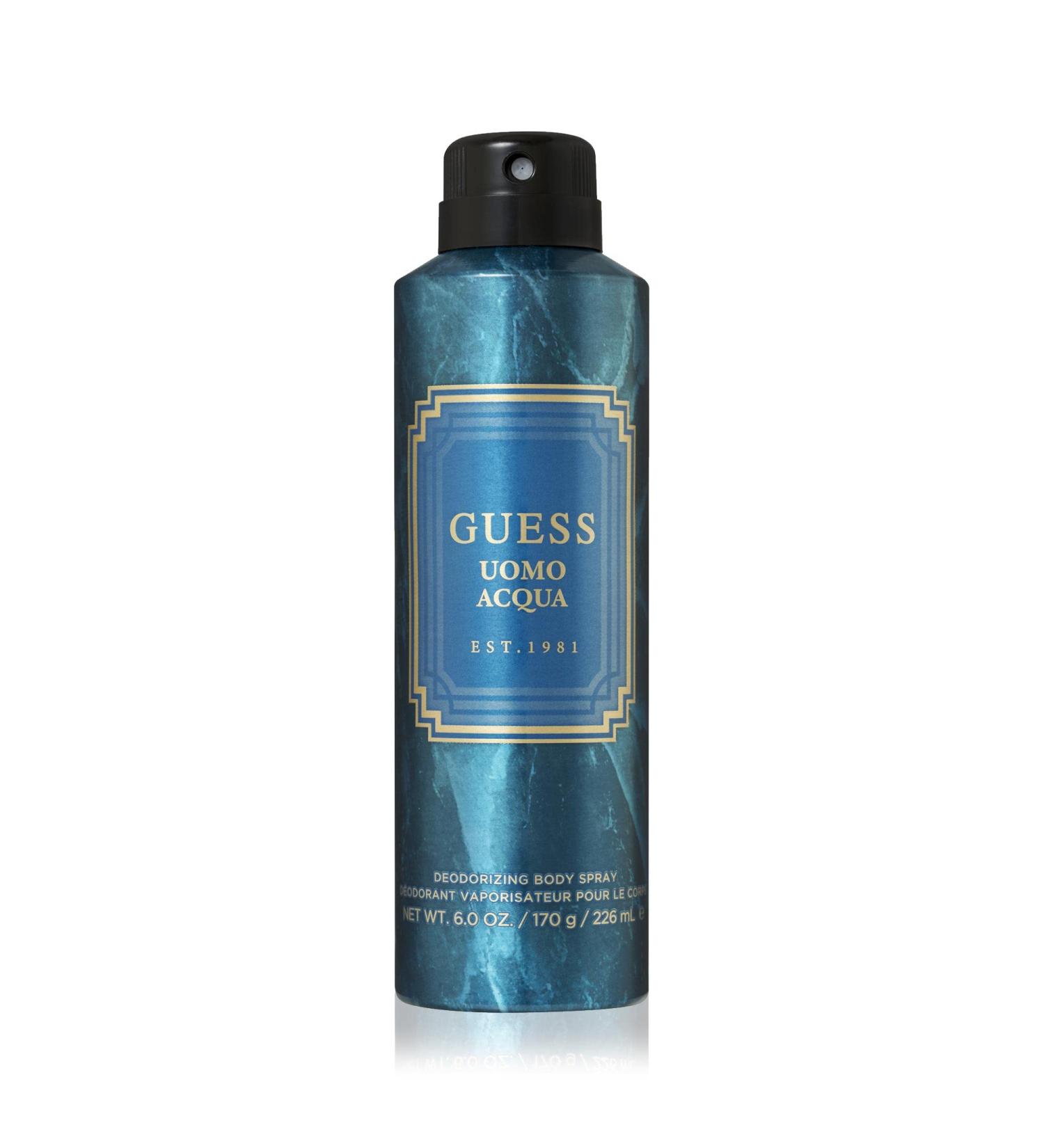 GUESS Uomo Acqua Deodorizing Body Spray For Men 6.0 Oz. - Buy Online on SooperMarket.com