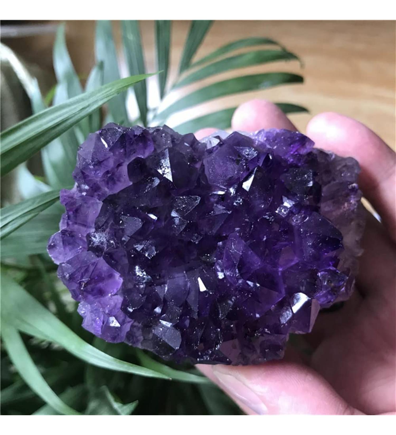 Home Decor Natural Dream Amethyst Quartz Crystal Cluster Specimen Gifts Natural Crystal Room Decoration FUZEGRDLI (Size : 70-90g) - Buy Online on SooperMarket.com