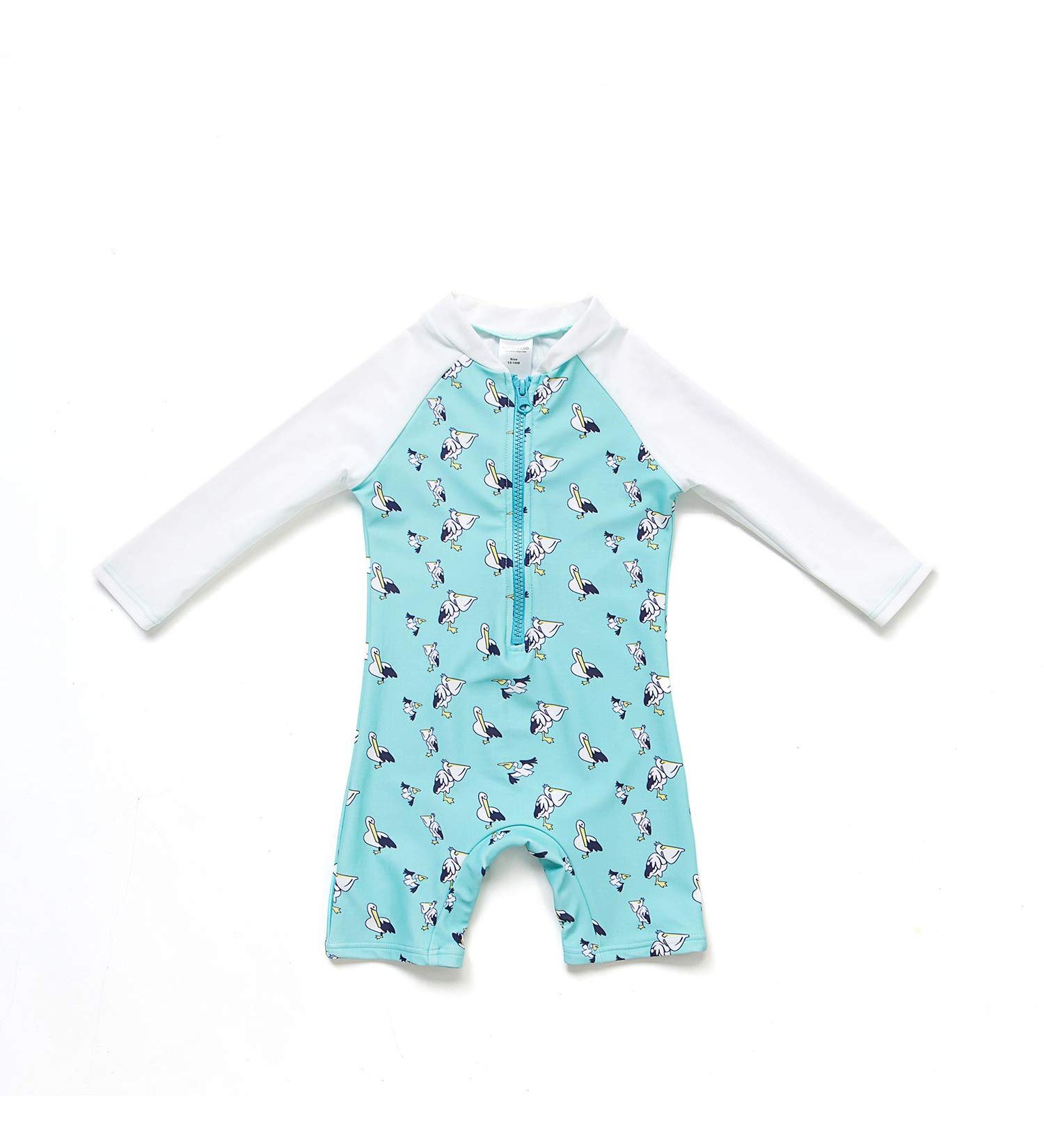 Bonverano Baby Boys Swimsuit - Pelican, 3-6 Months | UPF 50+ Sun Protection - Buy Online on SooperMarket.com