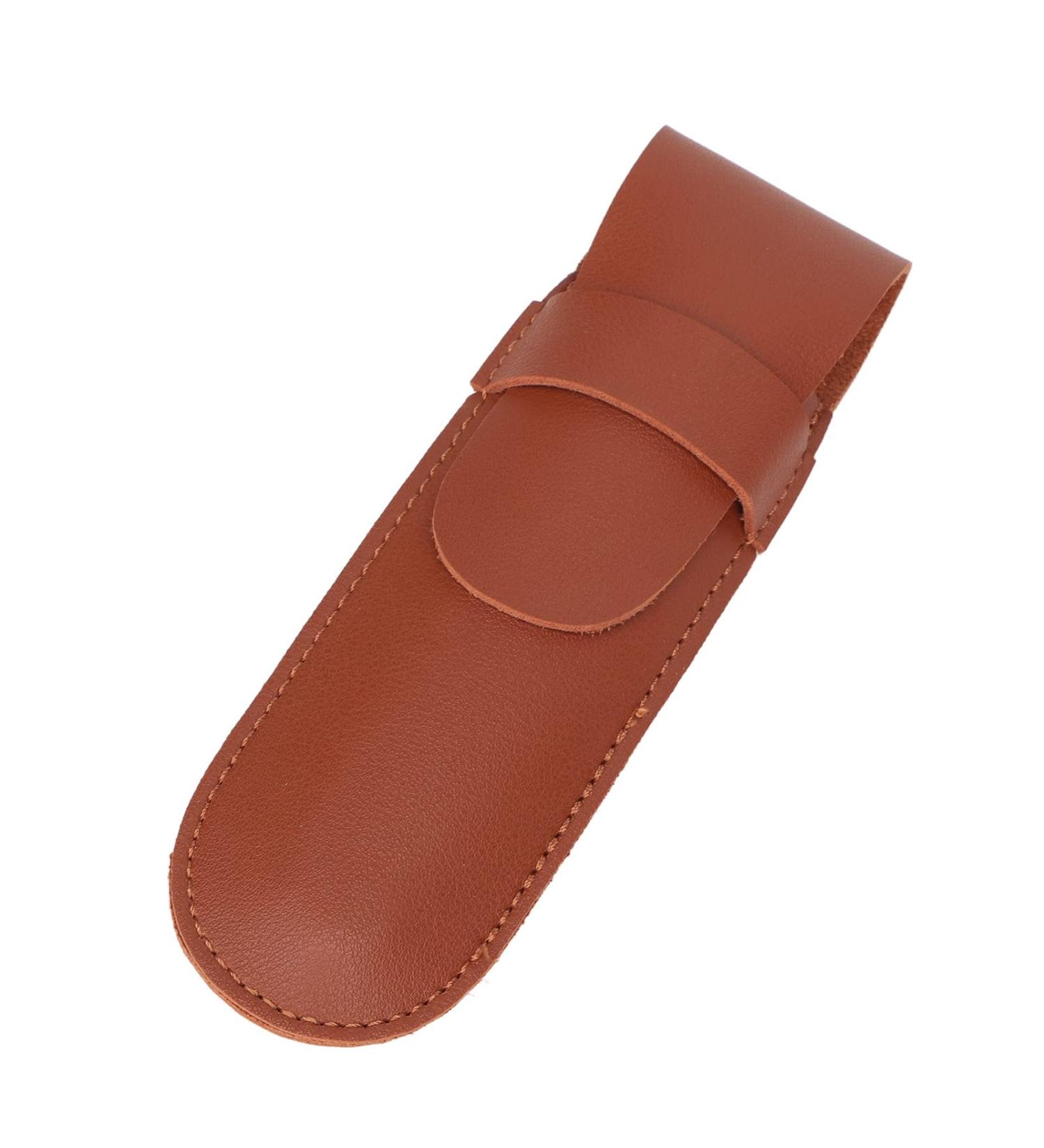 Shop Vintage PU Rasier Knife Protective Bag & Cover - Portable Manual Trim Protector for International Shipping - Buy Online on SooperMarket.com