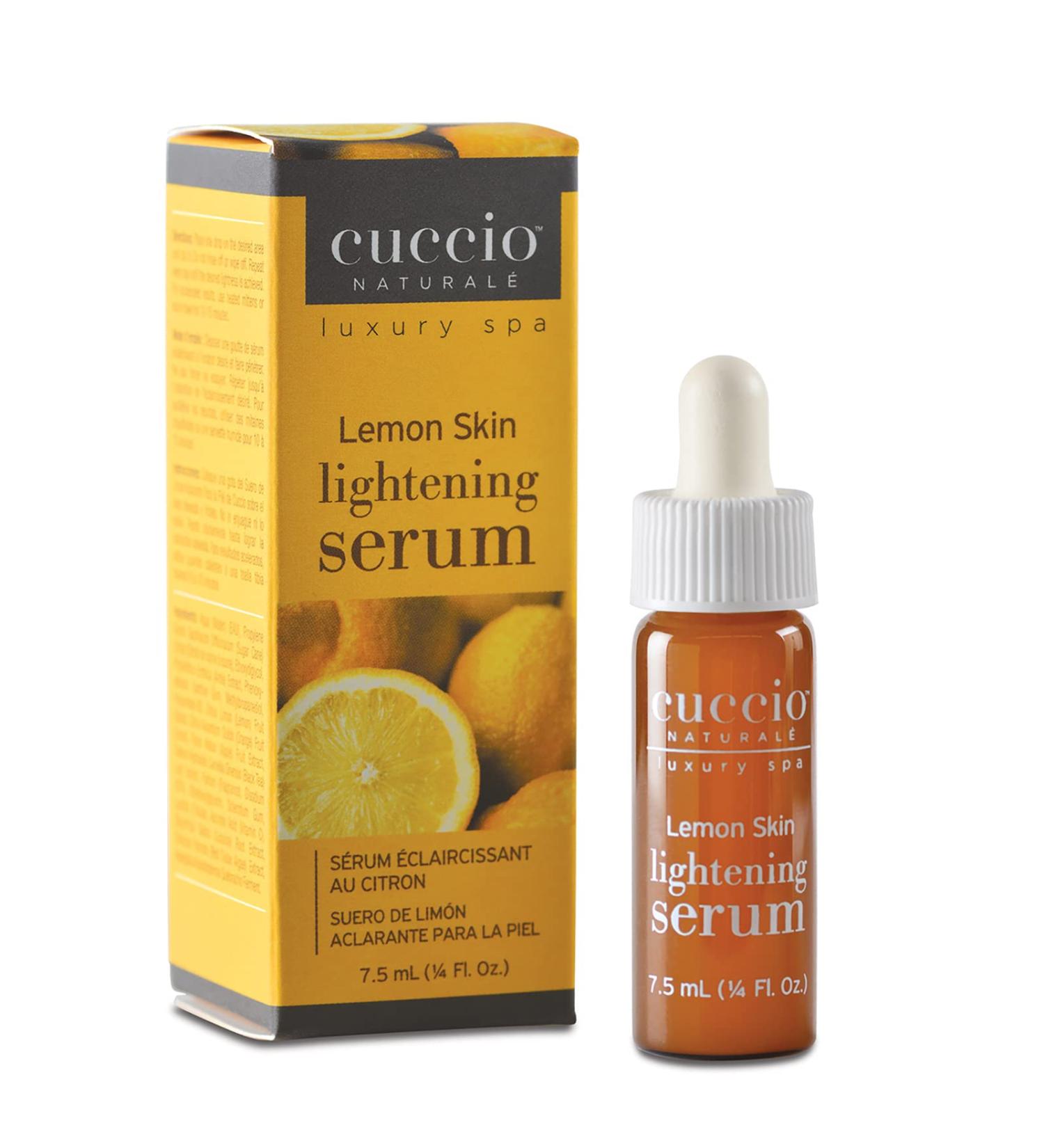 Cuccio Naturale Lemon Skin Lightening Serum - Brighten & Renew Skin Reduce Pigmentation & Age Spots - 0.25 Oz - Buy Online on SooperMarket.com