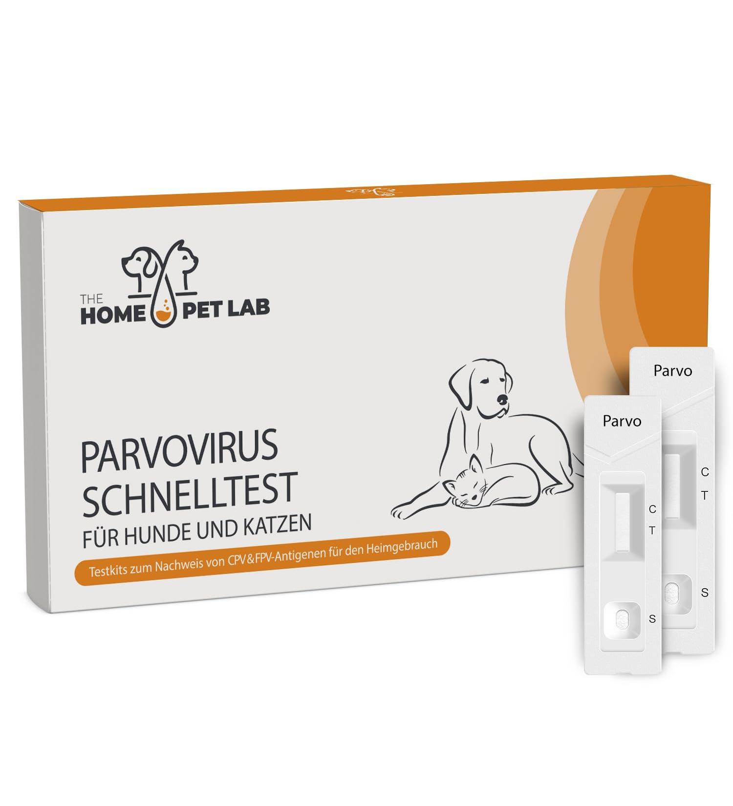 Home Pet Lab Parvo Schnell Test for Dogs & Cats - Reliable Parvovirus Testing (2 Tests) - Buy Online on SooperMarket.com