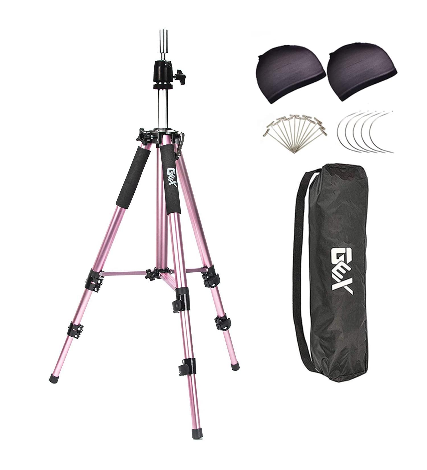 GEX 63 - Heavy Duty Canvas Block Head Tripod with Travel Bag - Rose Gold (Version 2.0) - Buy Online on SooperMarket.com