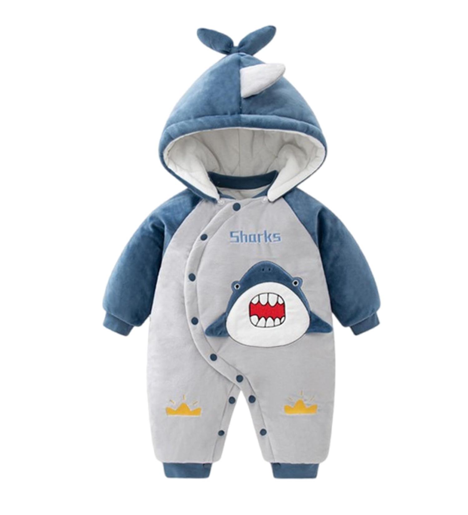 Baby Rompers Set with Booties & Hat | Infant Winter Outfits 9-12 Months - Buy Online on SooperMarket.com