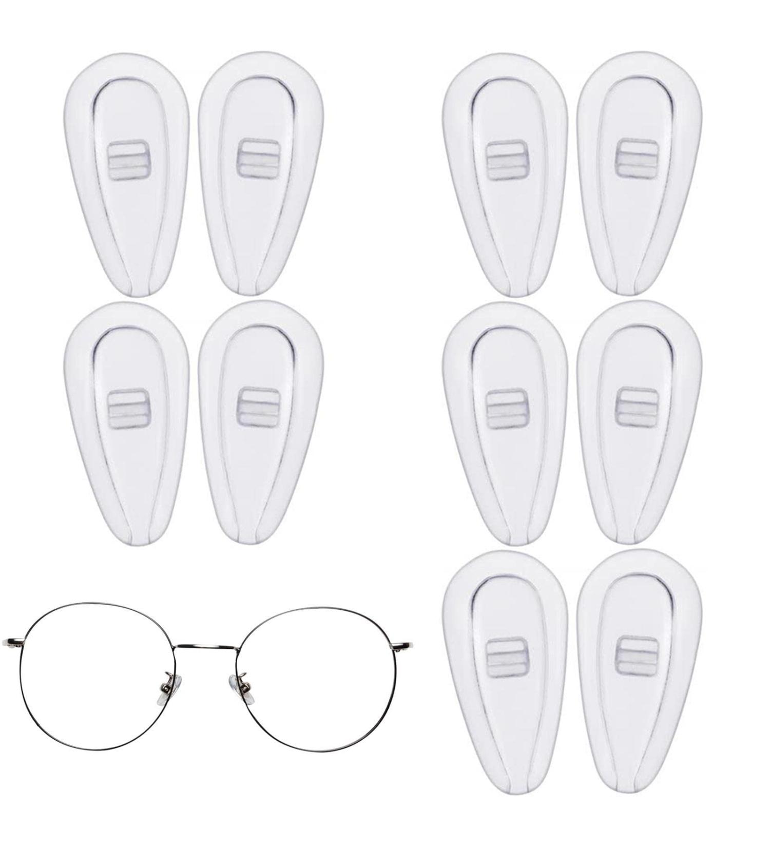 Bexdug Nasal Pads for Glasses - 5 Pairs Silicone Anti-Slip Nose Cushions | Glasses Repair Set for Men & Women - Buy Online on SooperMarket.com