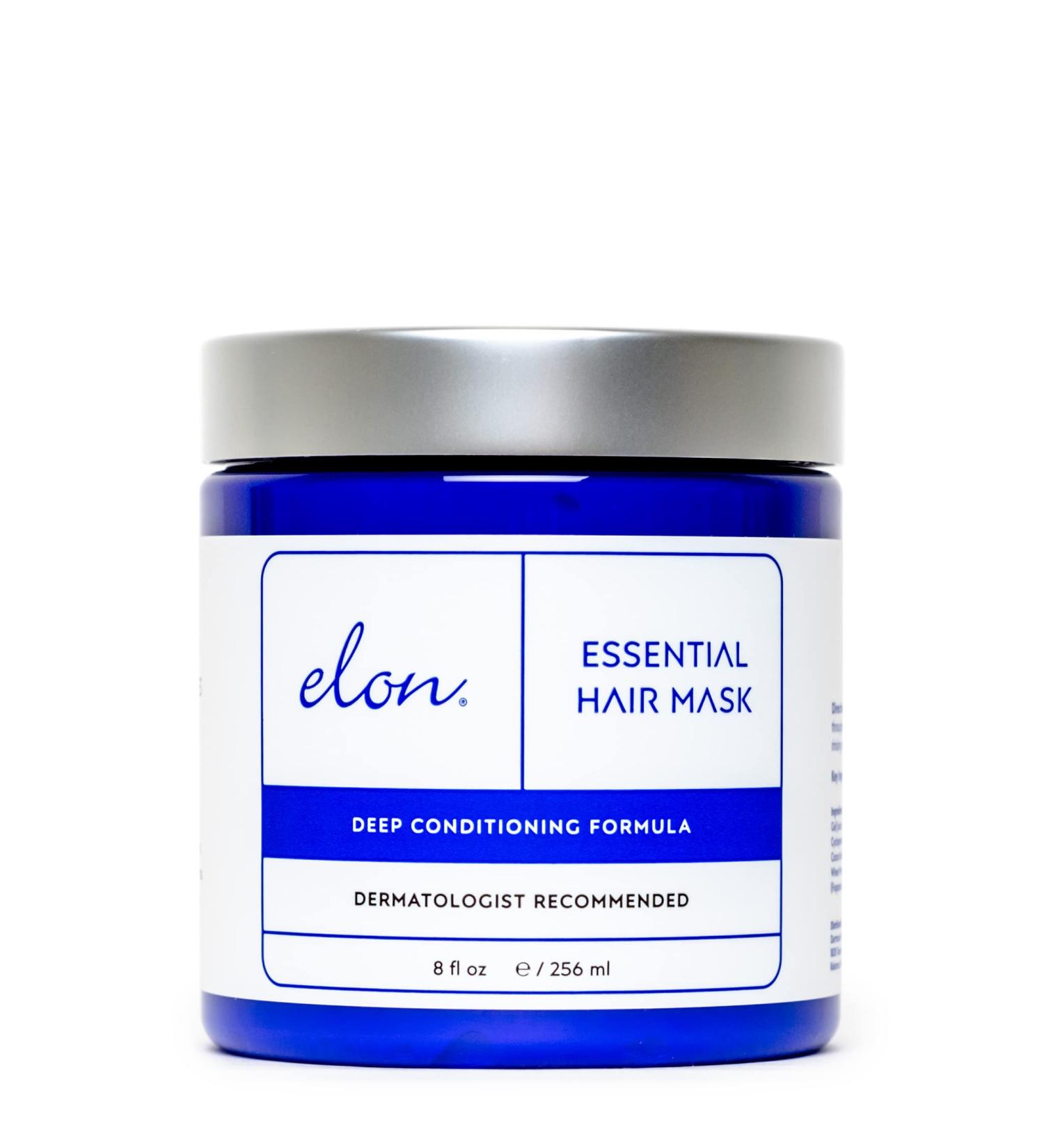 Elon Essentials Deep Conditioning Hair Mask - Hydrating Treatment with Shea Butter, Biotin, Argan & Coconut Oil - Restores Shine & Silkiness - 8 oz - Buy Online on SooperMarket.com