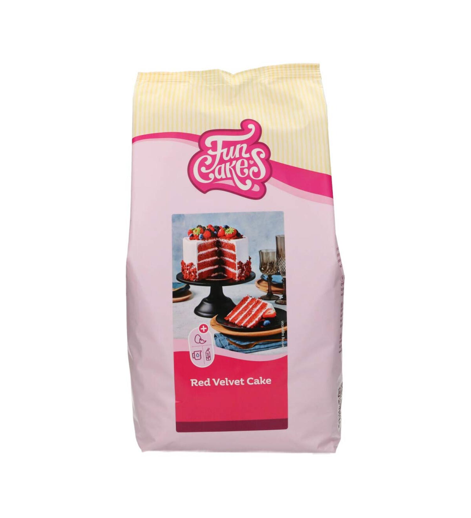 Buy FunCakes Red Velvet Cake Mix - Easy to Use Halal 4 kg | Ideal for International Shipping - Buy Online on SooperMarket.com