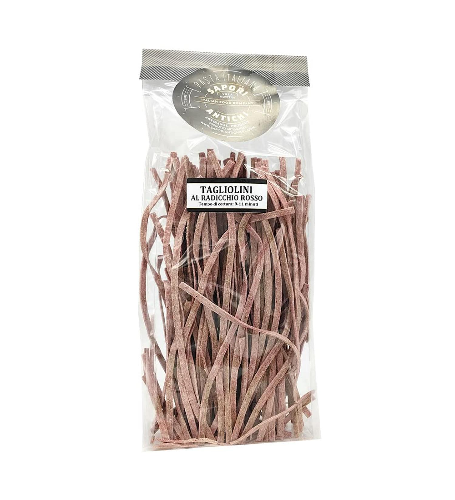 Sapori Antichi - Italian radish pasta - Tagliolini Al Radicchio - 1 x 250g 250 g (1 pack)