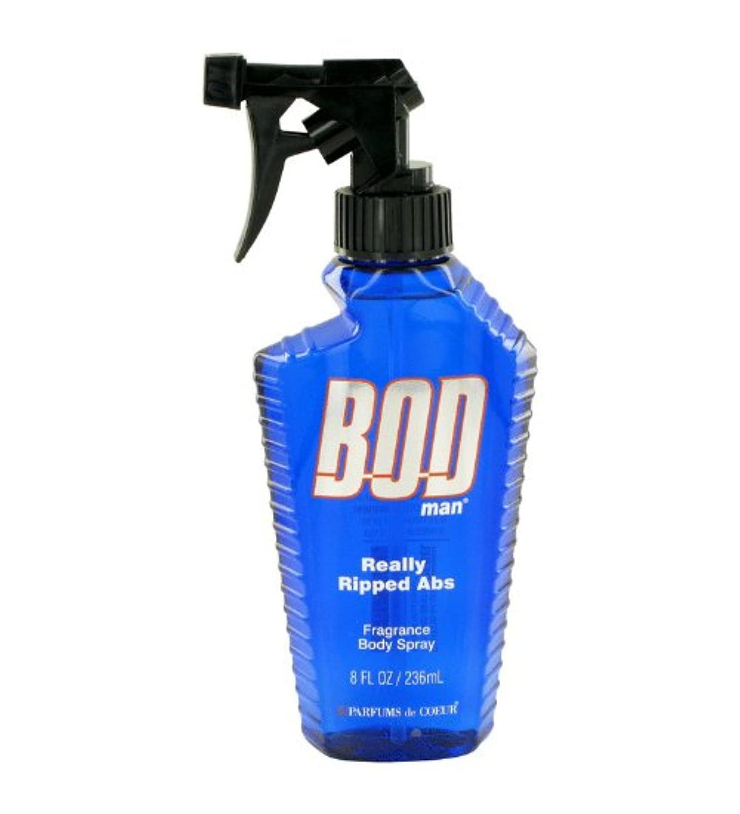 Bod Man Really Ripped Abs by Parfums De Coeur - Fragrance Body Spray 8 oz