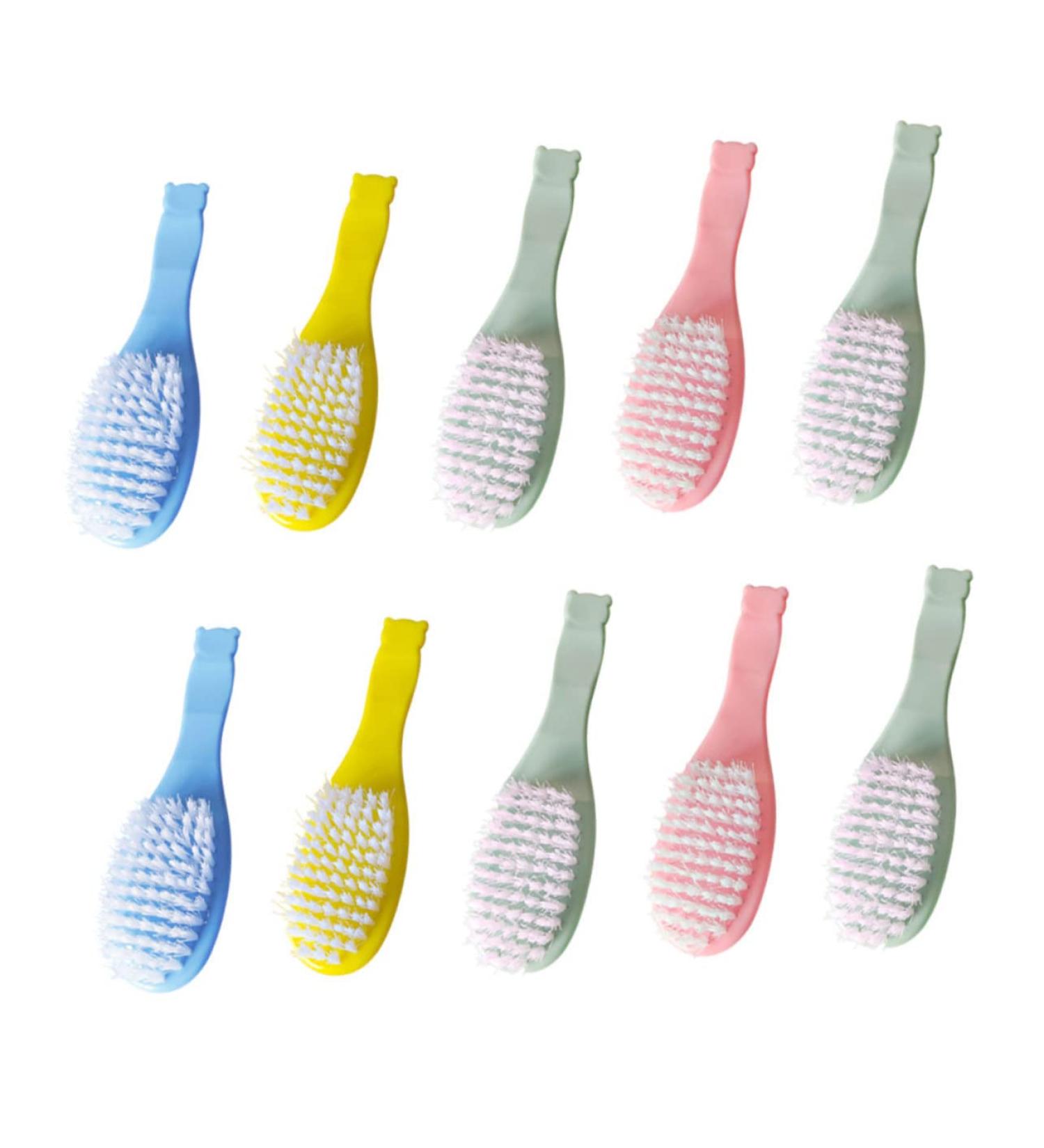 Healvian Small Hair Brush Scalp Comb Set - Infant Comfortable Baby Brush and Massager for Dandruff Cleaning - Pack of 20 Pcs in Assorted Colors - Household Infant Accessory - Buy Online on SooperMarket.com