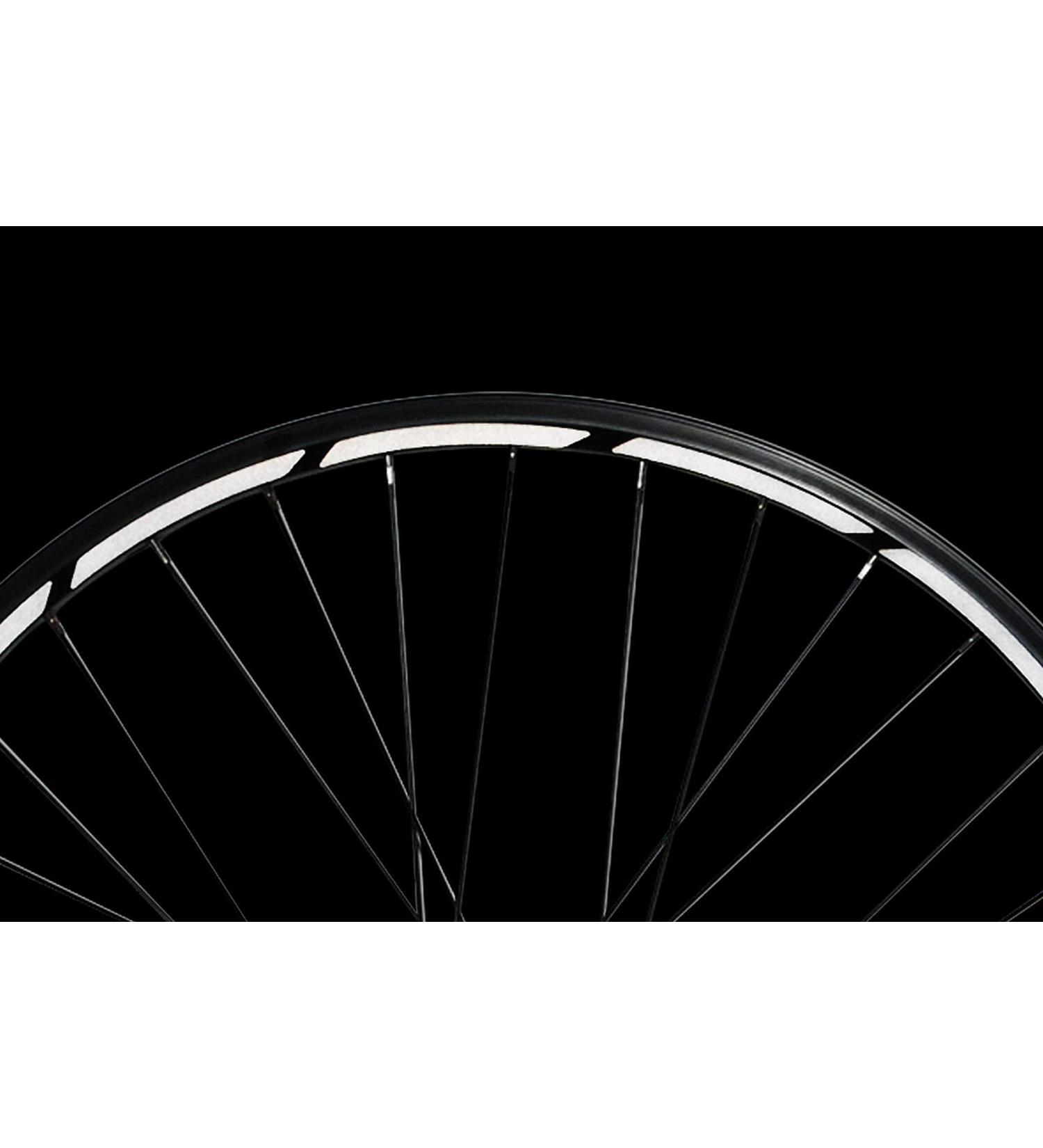 High-Quality Reflector Stickers for Bicycles - 40 Black Stripes for 27.5 28 & 29 Inch Rims - Durable 3M Reflective Film - Buy Online on SooperMarket.com