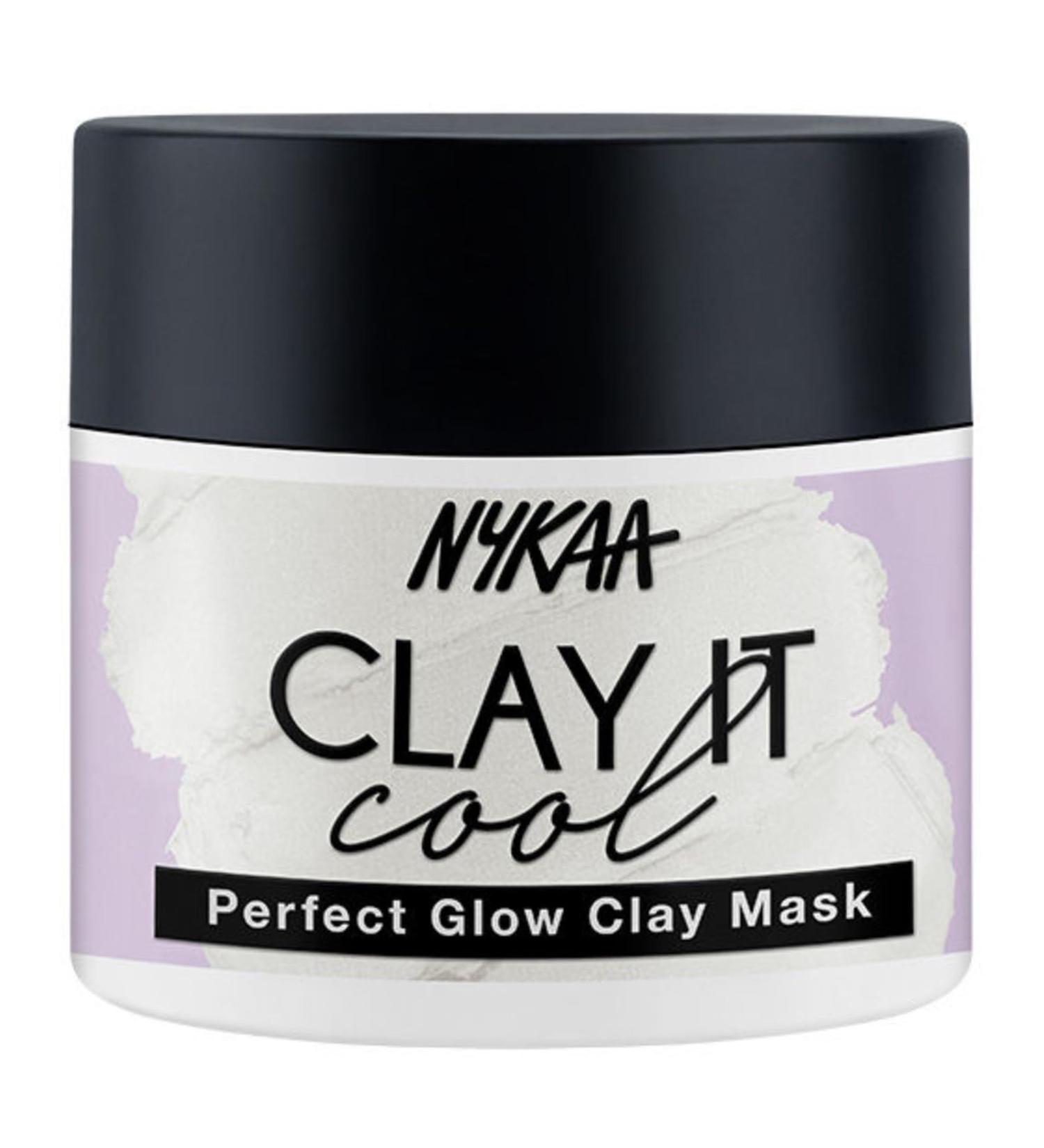 Nykaa Naturals Clay It Cool Mask - 100% Natural Clay for Clear Skin & Glow | Antioxidant Rich | 1 oz - Worldwide Shipping - Buy Online on SooperMarket.com