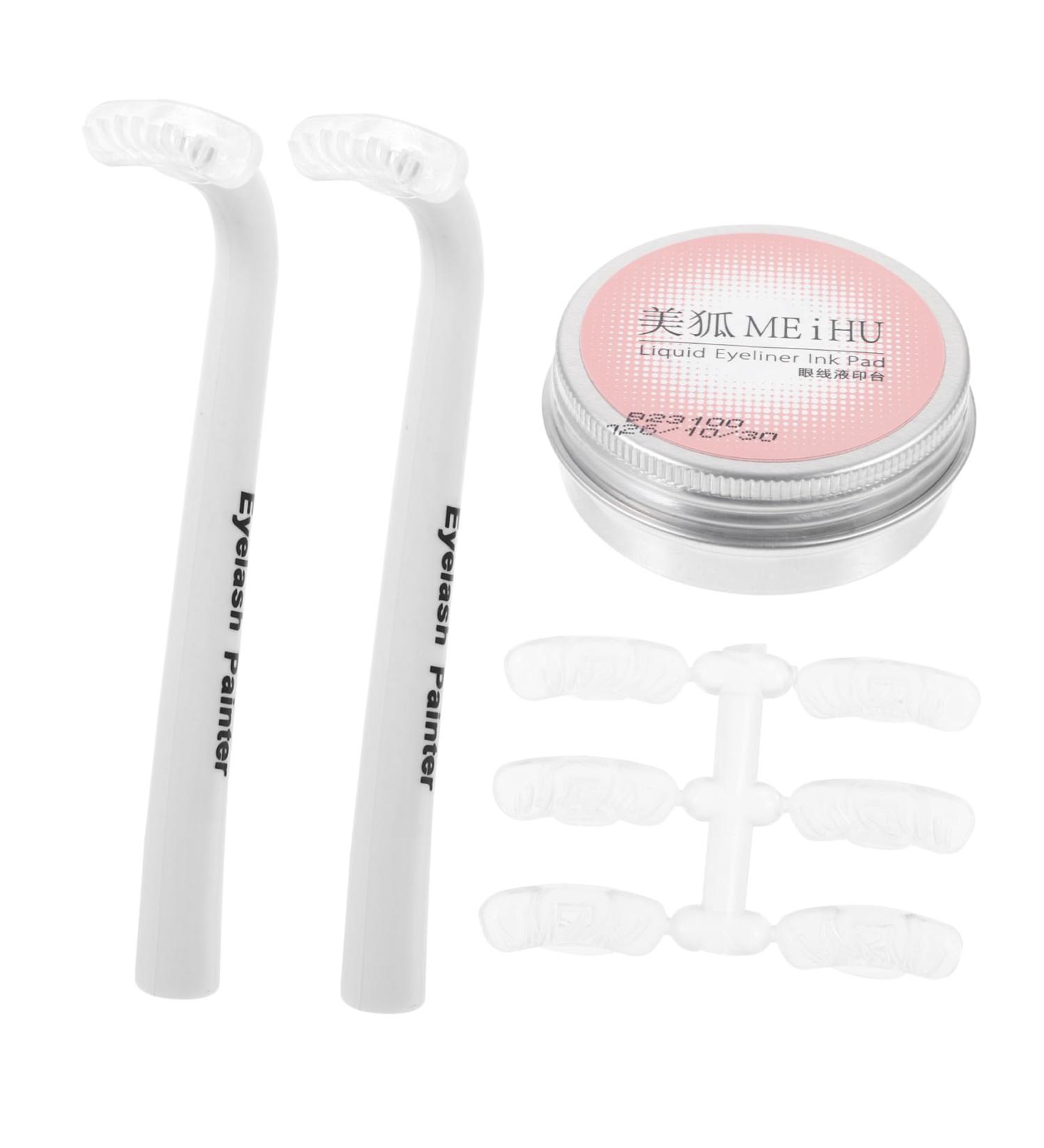 Gogogmee 1 Set Eye Makeup Aid Reusable Lower Eyelashes Stamp Lash Stamp for Bottom Eyelashes Eyelash Guide Lash Stamp for Lower Lashes Eyelash Stamp for Lower Eyelashes Eyelash Stencil - Buy Online on SooperMarket.com