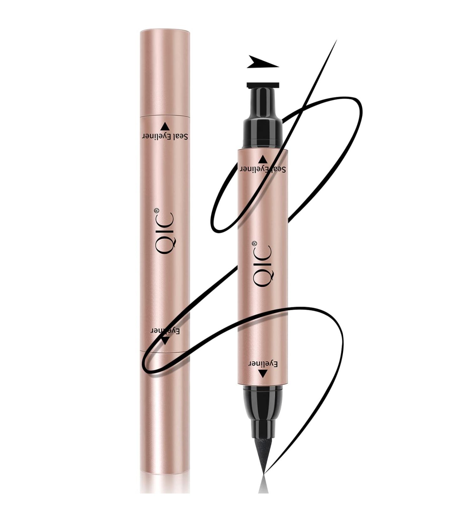 DekRion Winged Eyeliner Stamp - Waterproof Long-Lasting Liquid Eyeliner in Black | 1PC - Buy Online on SooperMarket.com