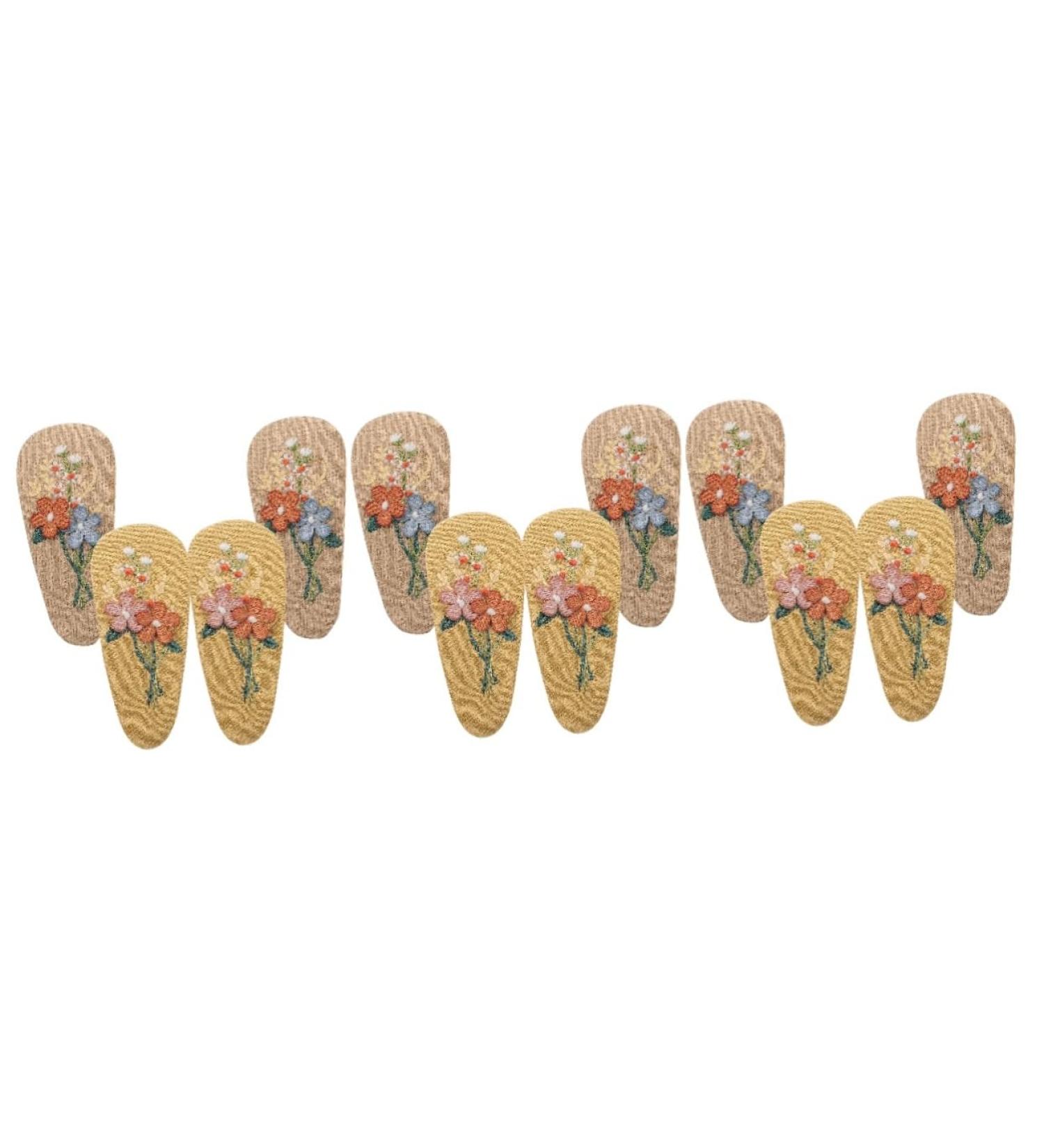 ABOOFAN 6 Pairs Hairpin No Slip Fabric Hair Clip Kids Accessories for Girls Kids Hair Clip Girl Cute Hair Barrettes for Fine Hair Baby Hair Pin Alloy Toddler Little Girl Cloth Flowers - Buy Online on SooperMarket.com