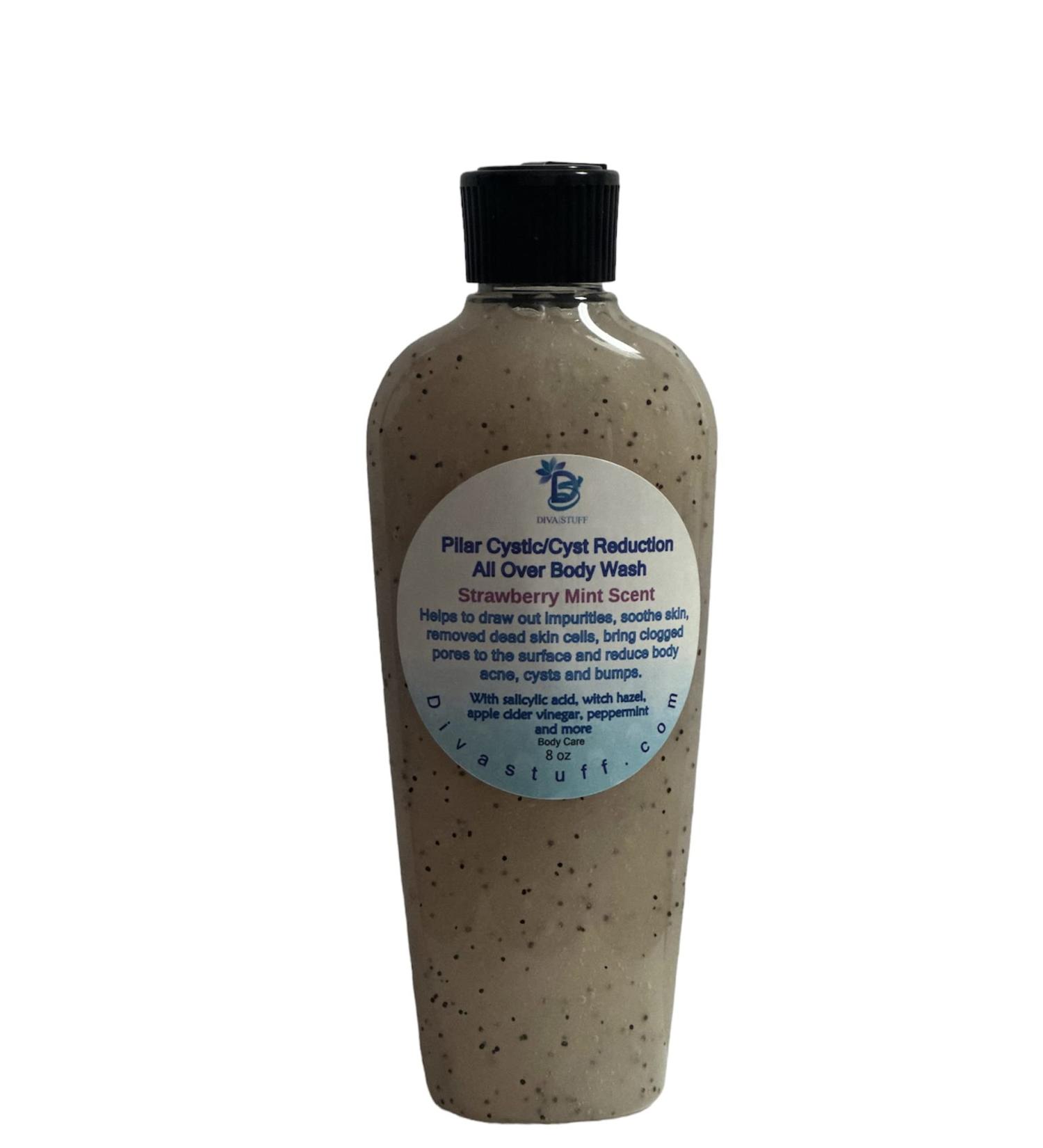 Diva Stuff Body Wash for Acne-Prone Skin | Treat Body Acne Pustules & Bumps - 8 Fl Oz | International Shipping Available - Buy Online on SooperMarket.com