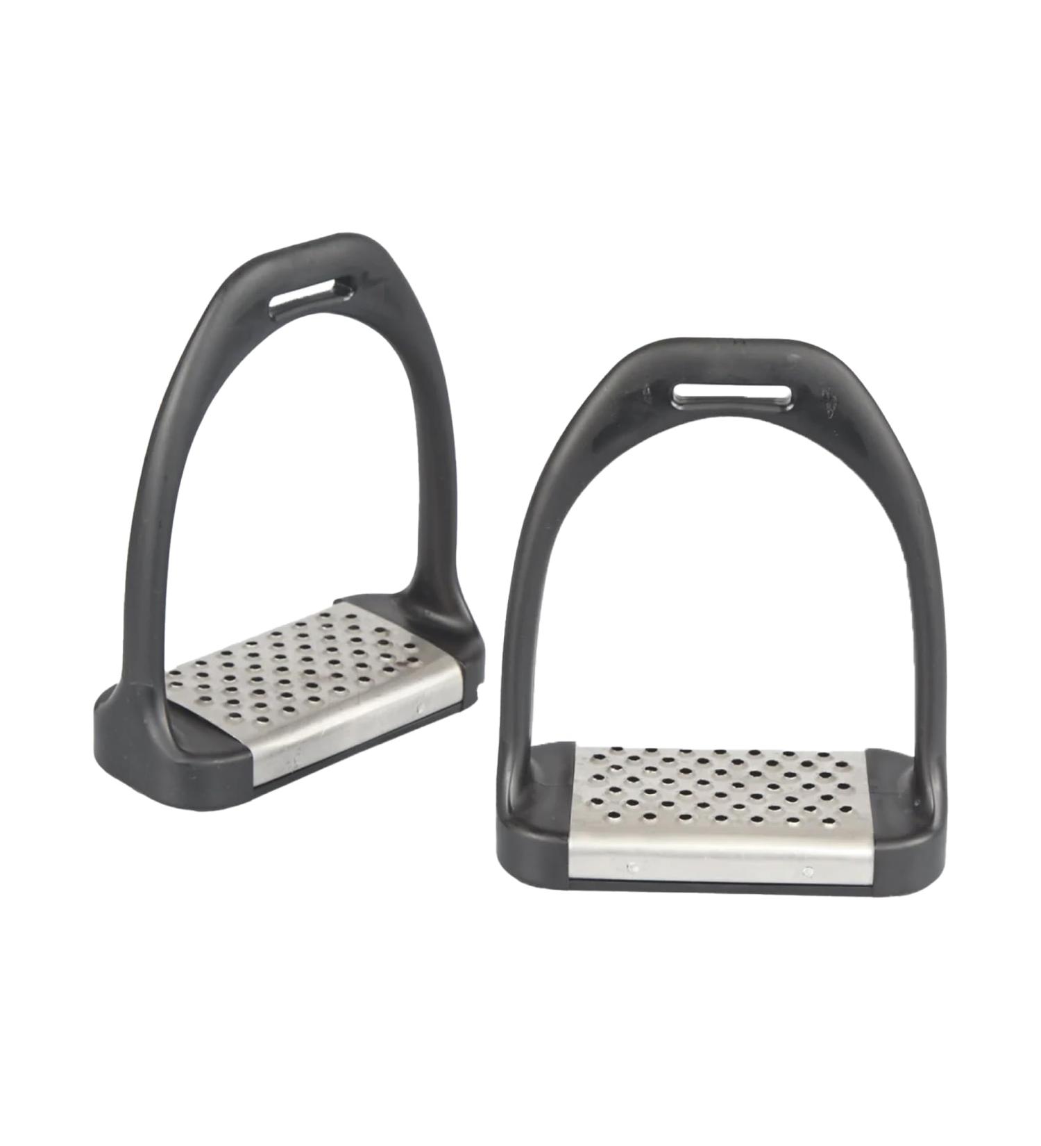 Shires cheese grater plastic stirrups with metal treads 5" - Buy Online on SooperMarket.com