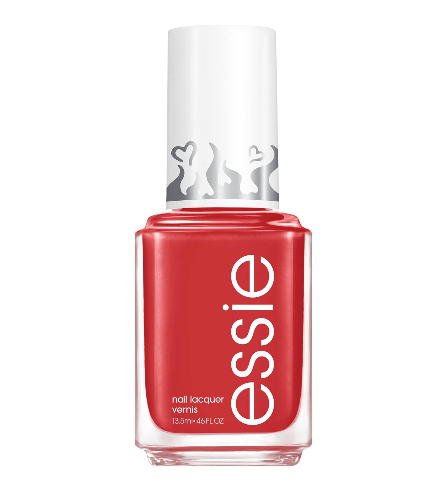 Essie Nail Polish - Salon-Quality Vegan Coral Color "Burning Love" | 0.46 fl oz - International Shipping Available - Buy Online on SooperMarket.com