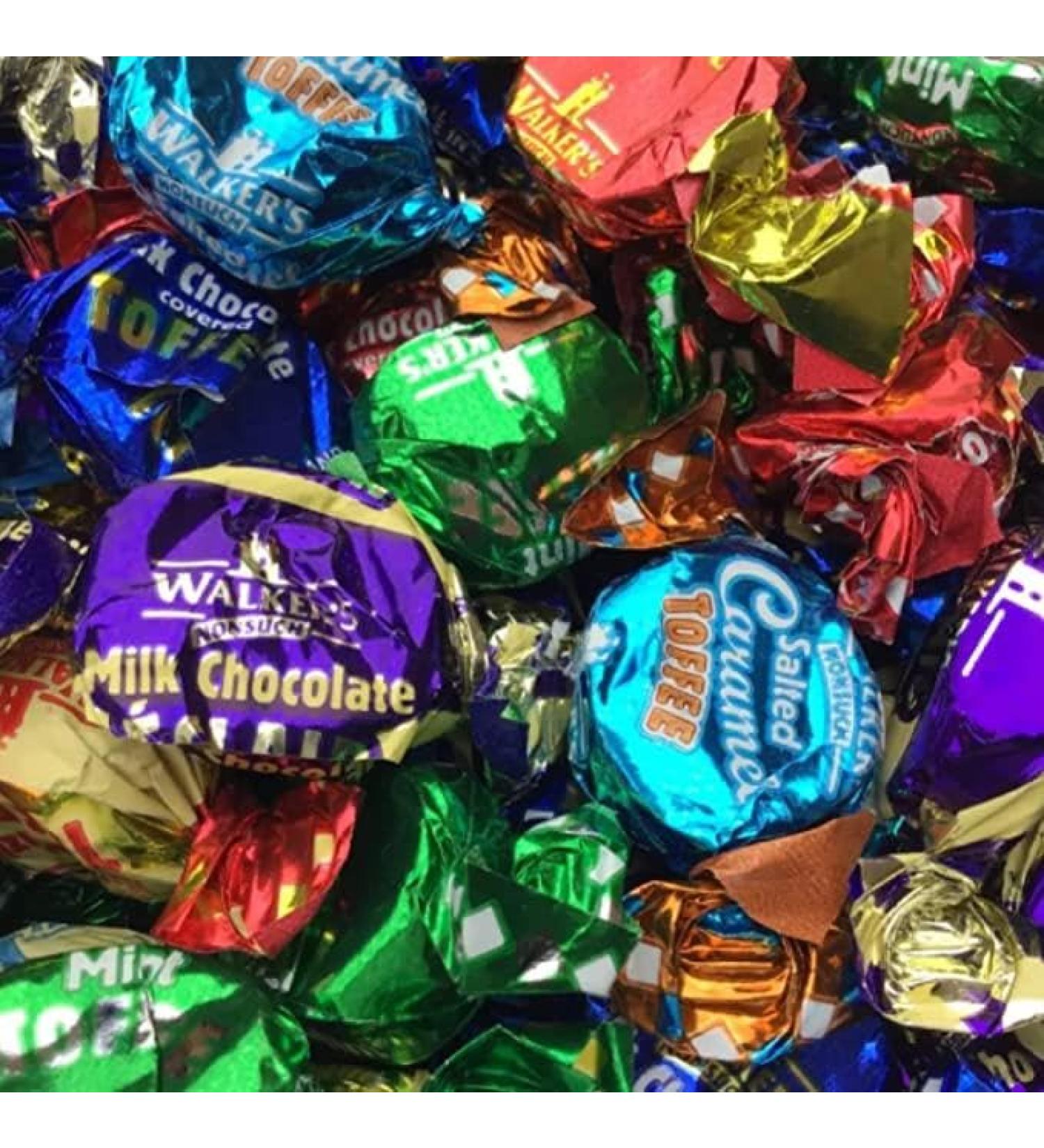 Walkers Assorted Toffees and Chocolate Eclairs 1 kg in Premier Life Store Box