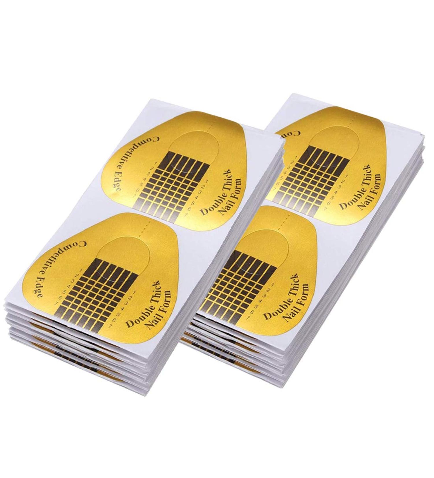 200Pcs Long Nail Forms for Acrylic & Gel Nails - Durable Extension Tips with Numbered Stickers - Buy Online on SooperMarket.com
