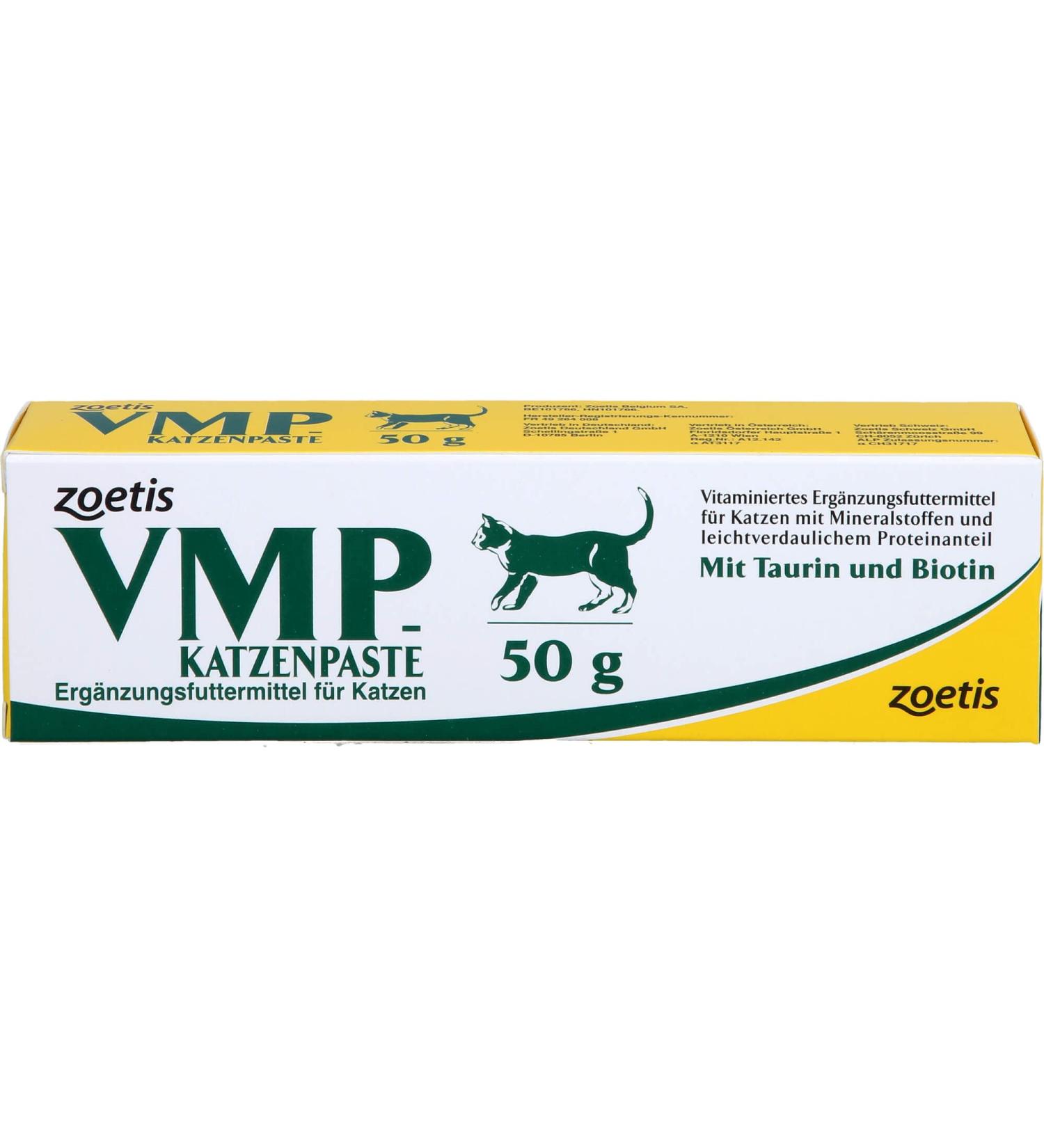 Buy Zoetis VMP Cat Paste 50g - Supplementary Feed for Cats | Compensates Deficiency Symptoms | International Shipping Available - Buy Online on SooperMarket.com