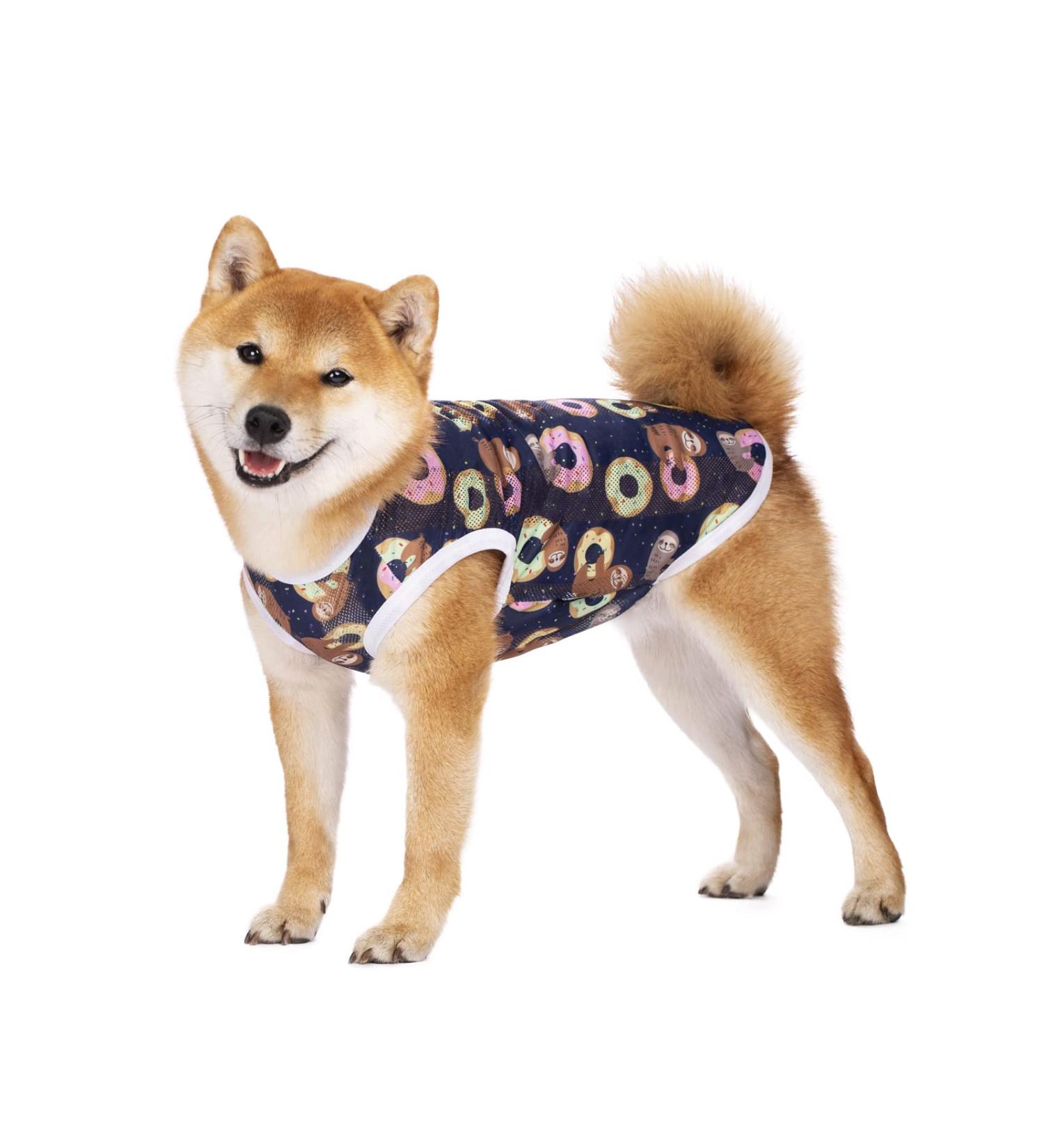 Shop Cool Summer T-Shirt for Medium Large Dogs - Breathable & Sun Protection (XXXL Navy Blue) | International Shipping Available - Buy Online on SooperMarket.com