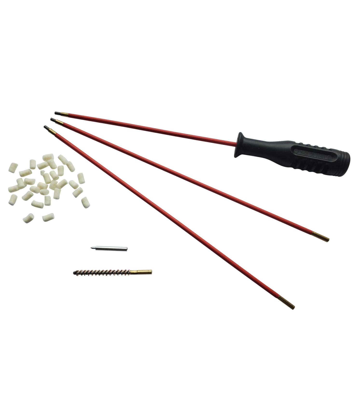 Shot-flon air rifle cleaning set 100 pieces of felt cleaner cleaning stick bronze brush patch holder running cleaning felt felt air rifle accessories 4.5 CAL.17