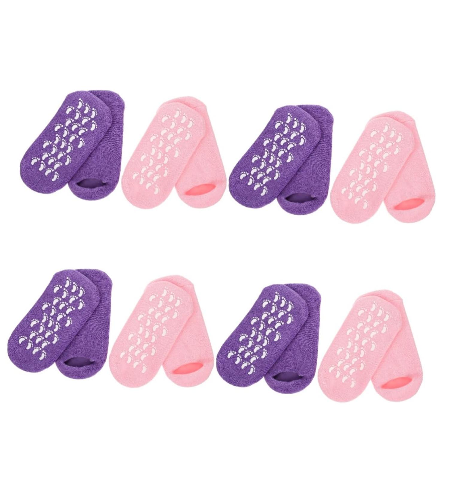 Beavorty 8 Pairs Gel Socks Vegetable Gel Household Commodity Miss - Buy Online on SooperMarket.com