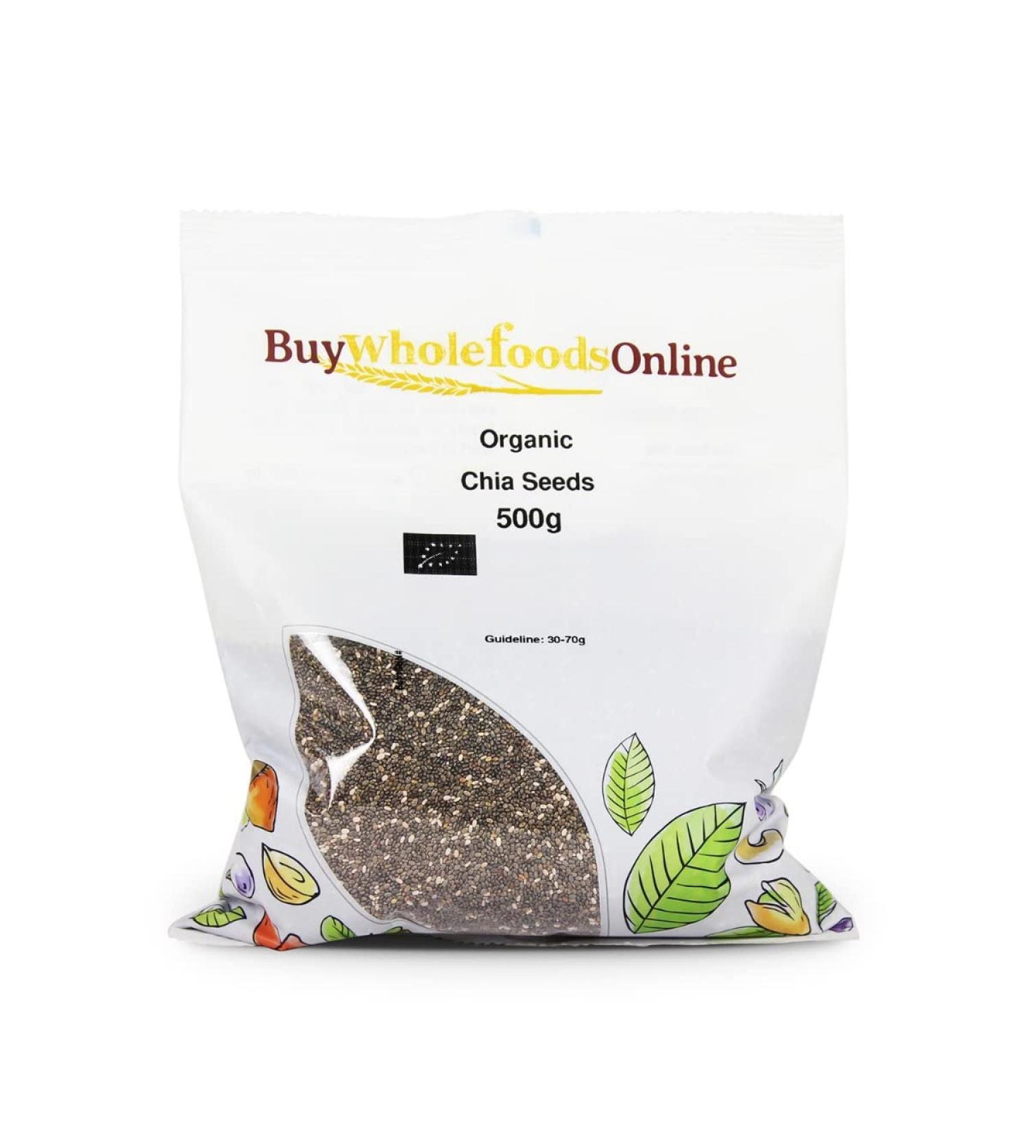 Organic Chia Seeds 500g (BWFO)