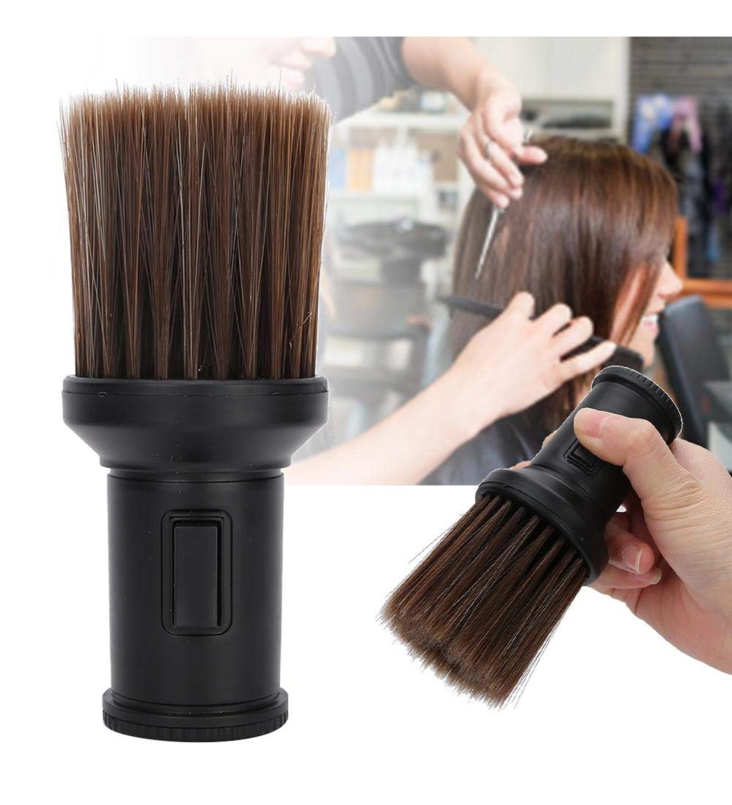 Neck Duster Brush Beard Shaving Brush for Barber Shop Multifunctional Broken Hair Sweep Brush Professional Barber Fiber Wooden Handle(1#) - Buy Online on SooperMarket.com