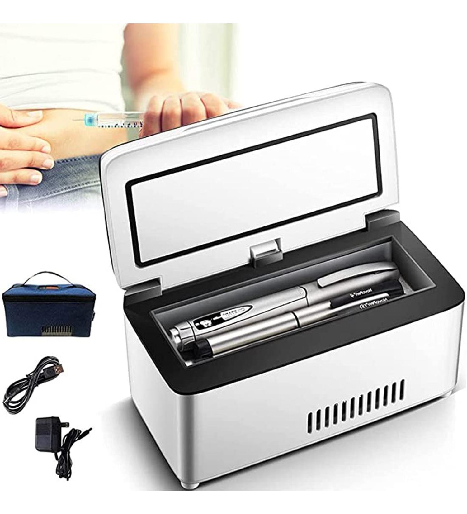 Mini Medicine Refrigerator Insulin Refrigerated Box for Travel LCD Display Portable Insulin Cooler for car 2-8 Thermostat Drug Reefer for Keeping Diabetes Drug Cooler About 8-10 Hours 1*Battery - Buy Online on SooperMarket.com