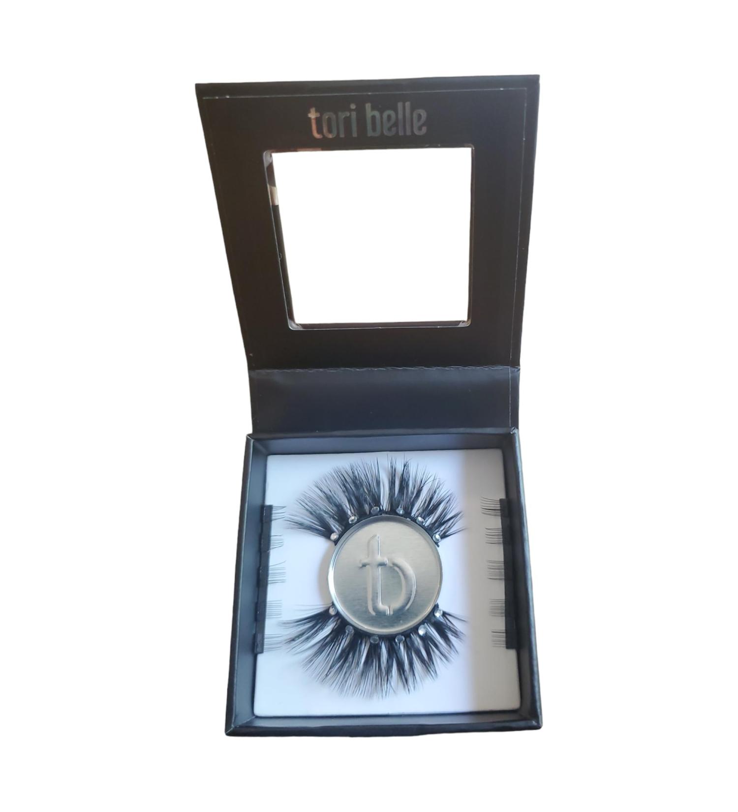 Tori Belle Magnetic Lashes Style Sparkle False Lashes Standard Set 1 Count (Pack of 1) Black