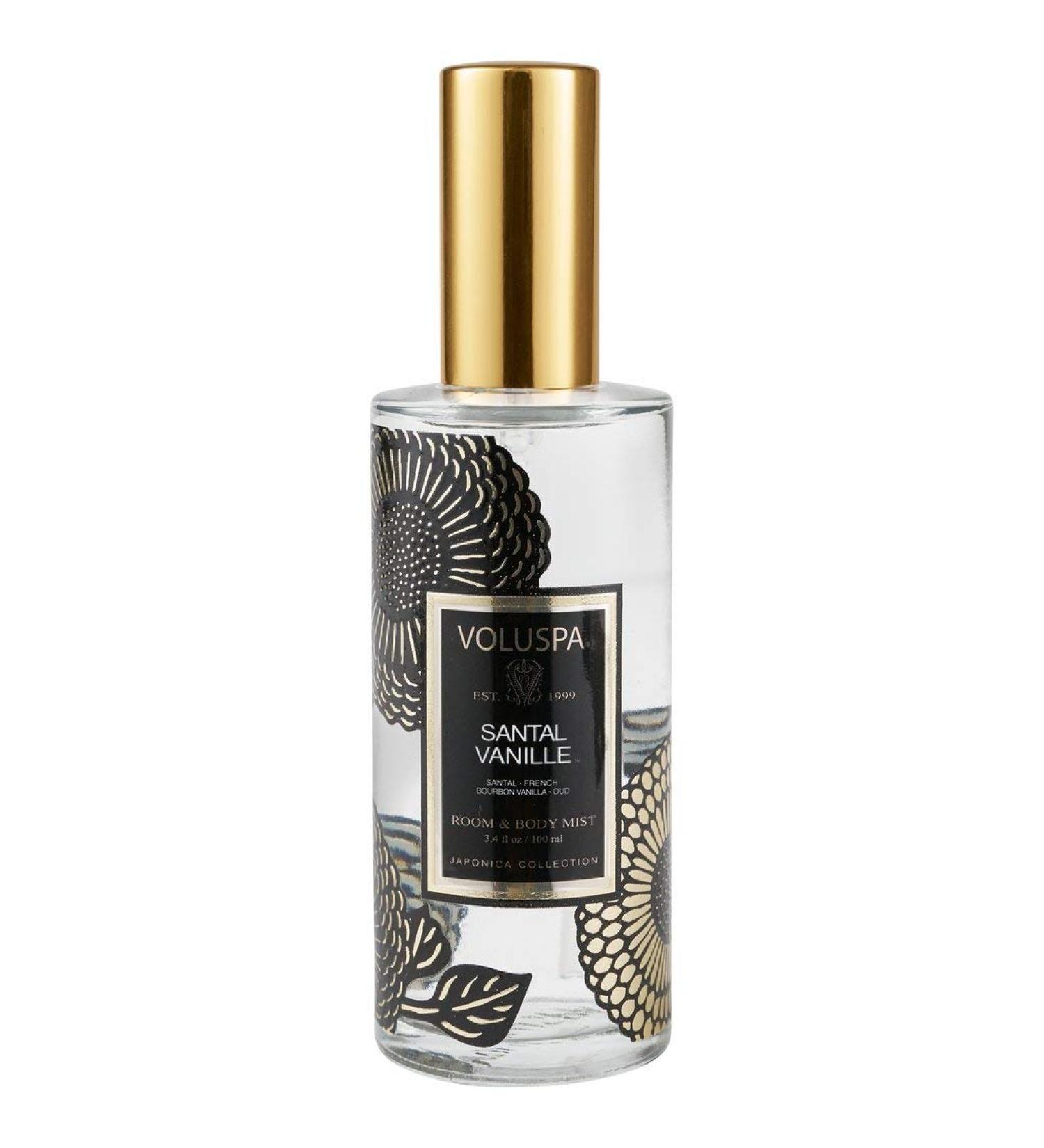 Voluspa Japonica Collection Santal Vanille Room & Body Spray Mist 3.4oz (100ml)