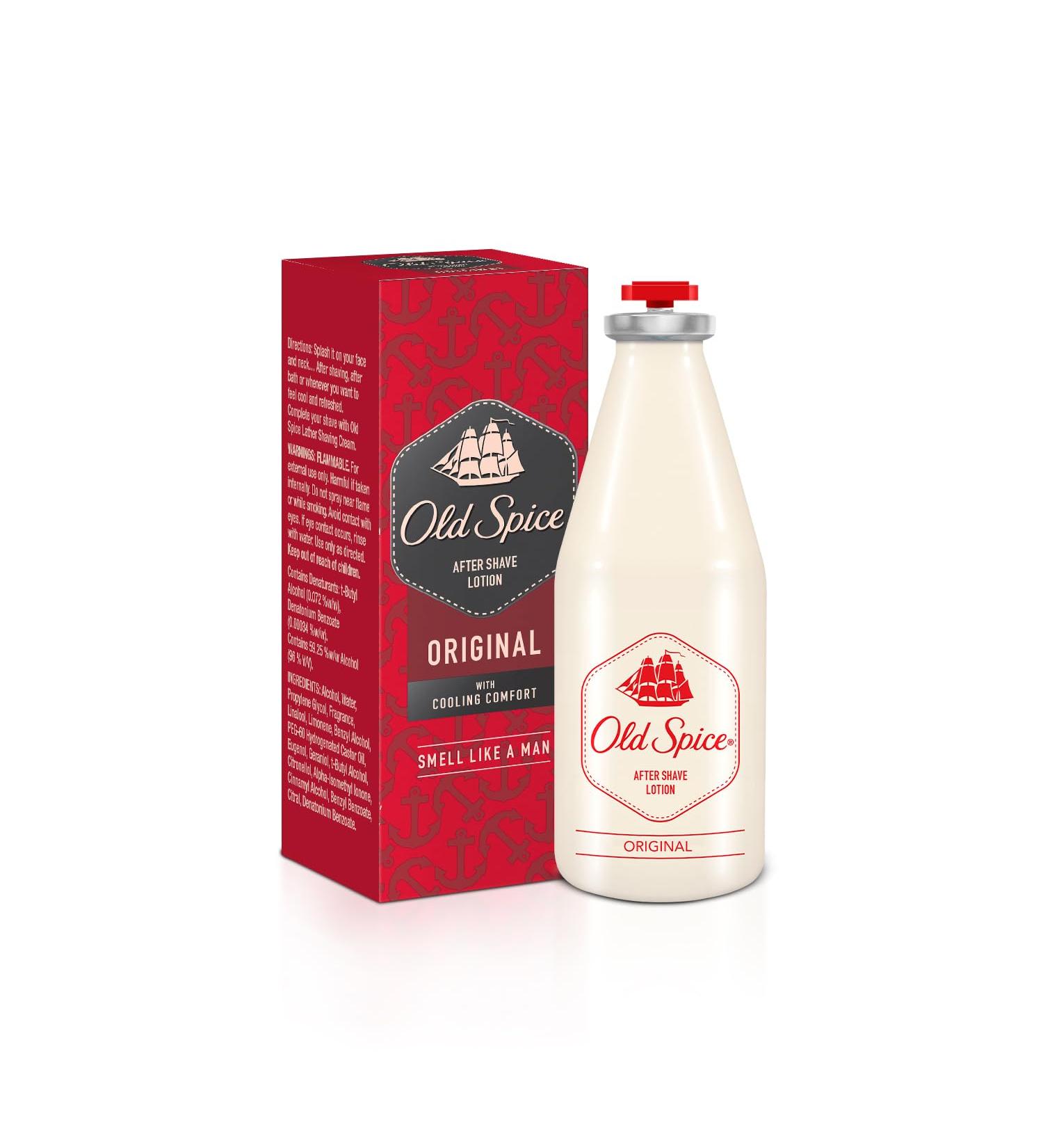 Old Spice After Shave Lotion Original Musk & Fresh Lime 100ml - Best International Shipping & Quality Care - Buy Online on SooperMarket.com