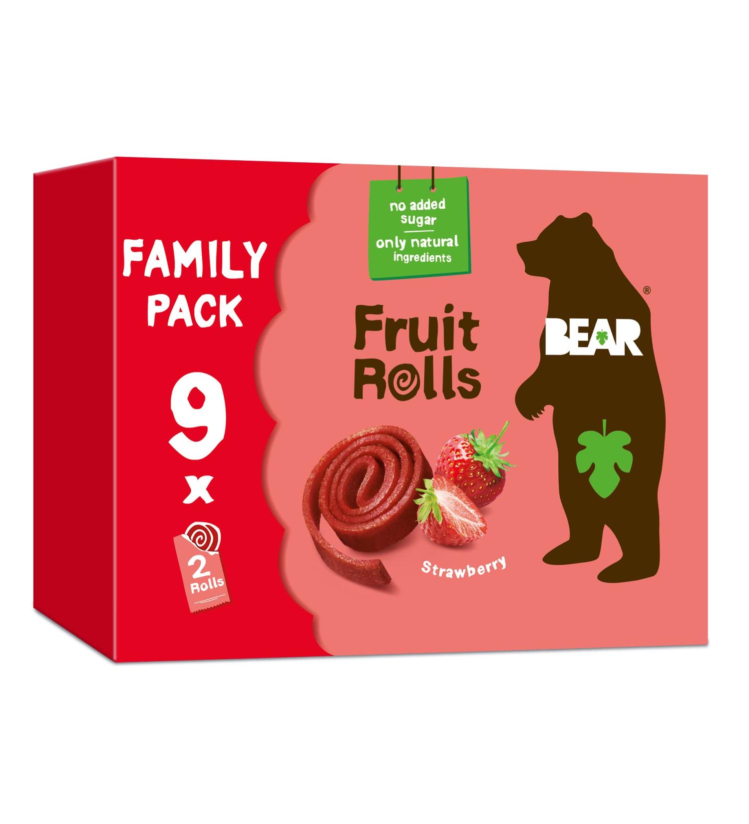 Bear Strawberry Yo Yos 9x20g - Buy Online on SooperMarket.com
