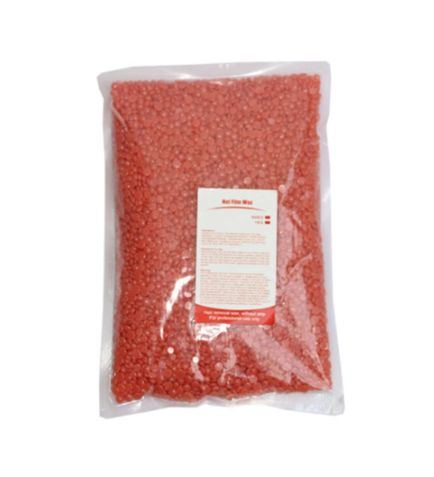 1000g Hard Wax Beans Hair Removal Accessories - Quick Paperless Depilation for Fine & Coarse Hair (Strawberry) - Buy Online on SooperMarket.com